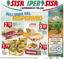 Anteprima del volantino Volantino SISA	 valido a partire dal 29.07.2025