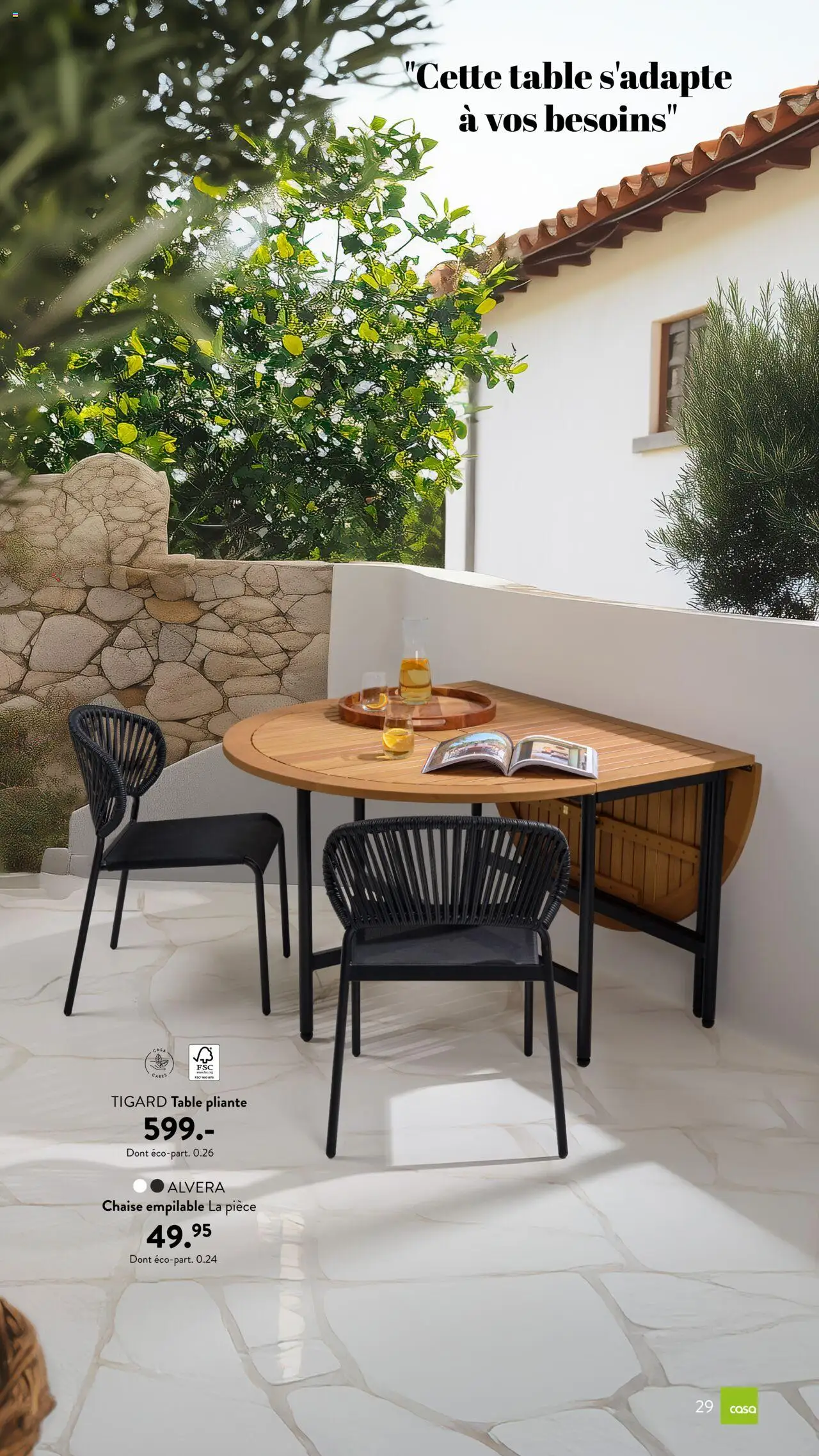  | Page: 29 | Produits: Table, Chaise, Table pliante