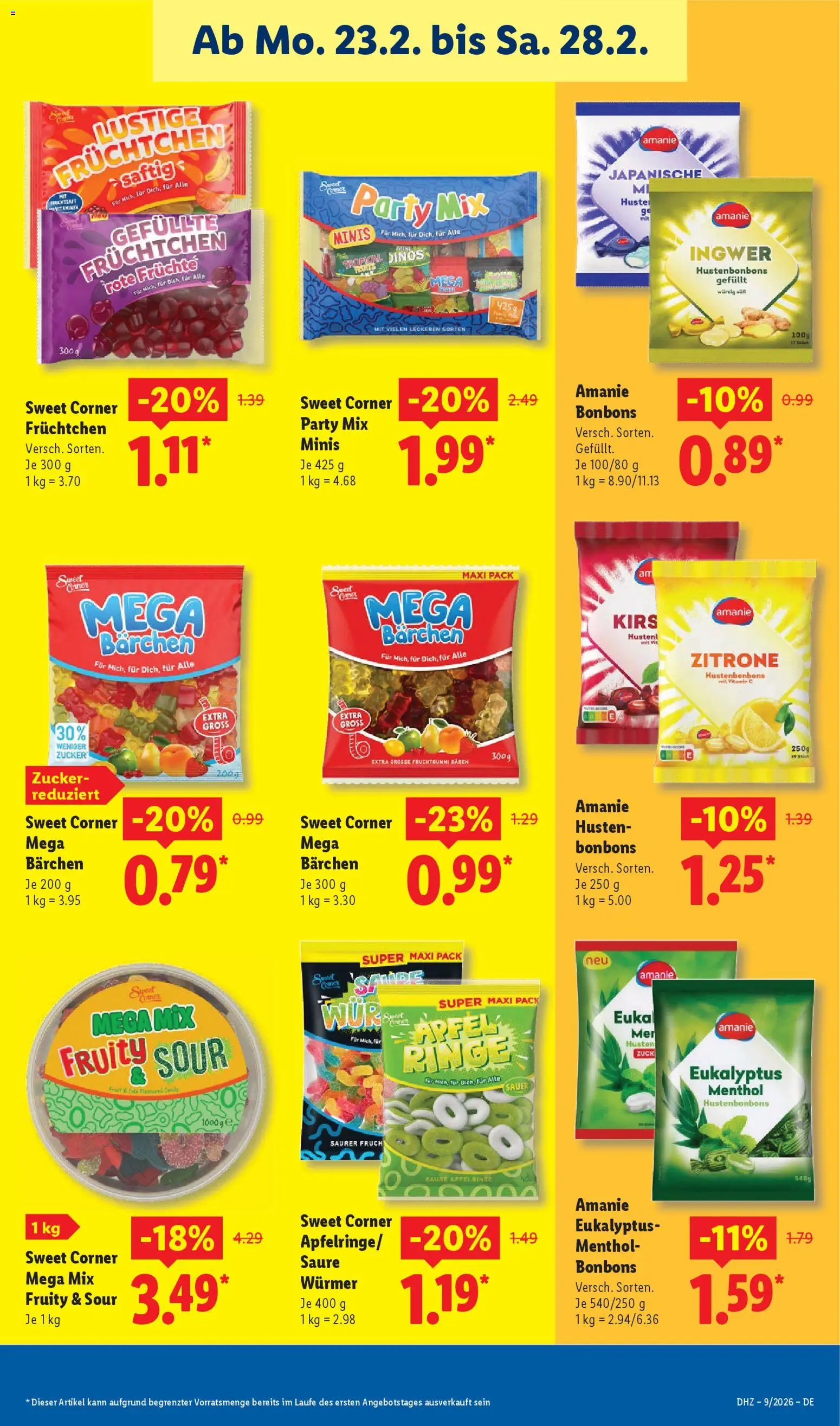 Lidl Prospekt Holzminden – gültig ab 23.02.2026 | Seite: 19 | Produkte: Zucker, Zitrone, Fruchtsaft