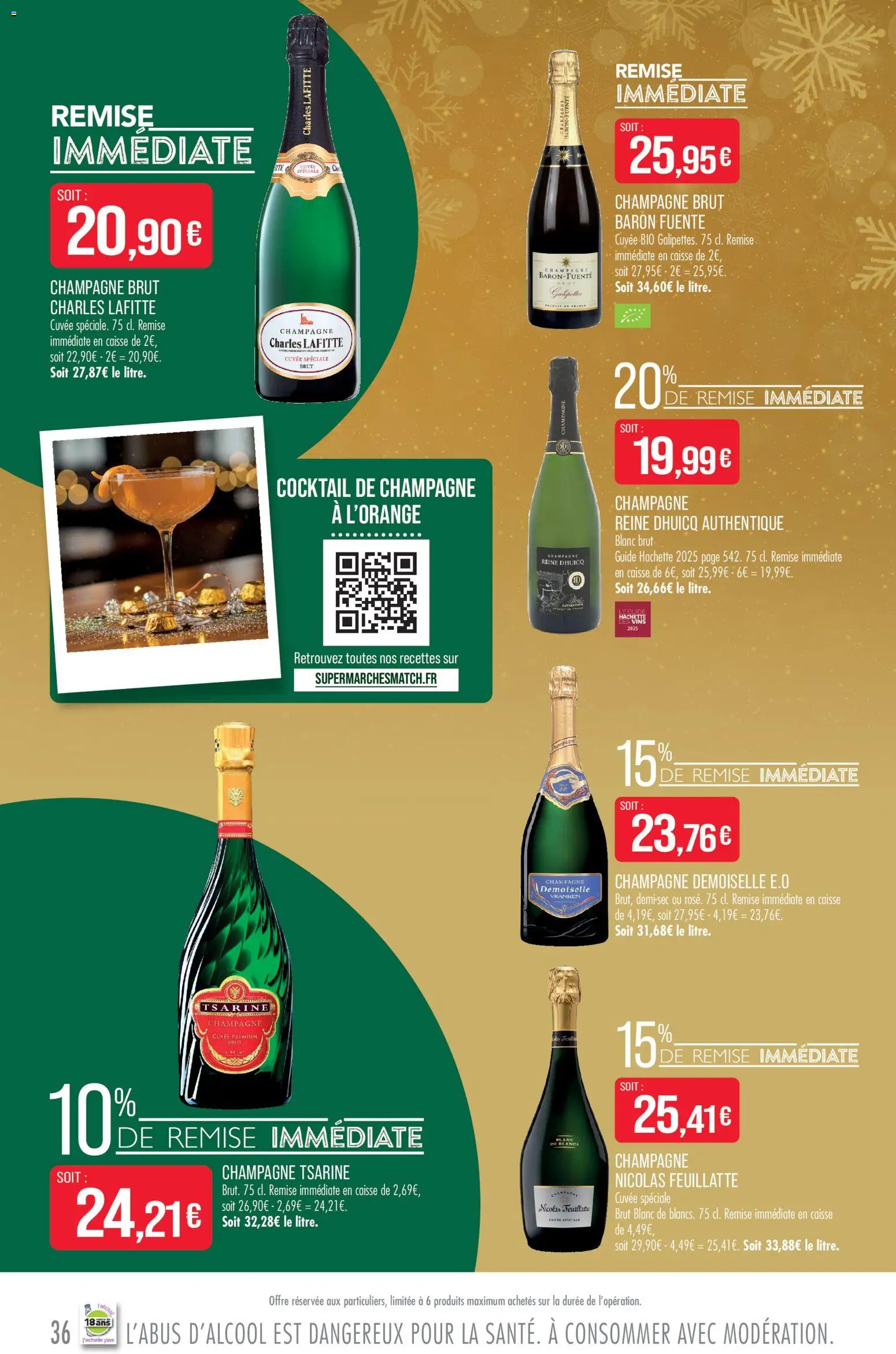 {H1} | Page: 36 | Produits: Champagne brut, Charles Lafitte, Champagne