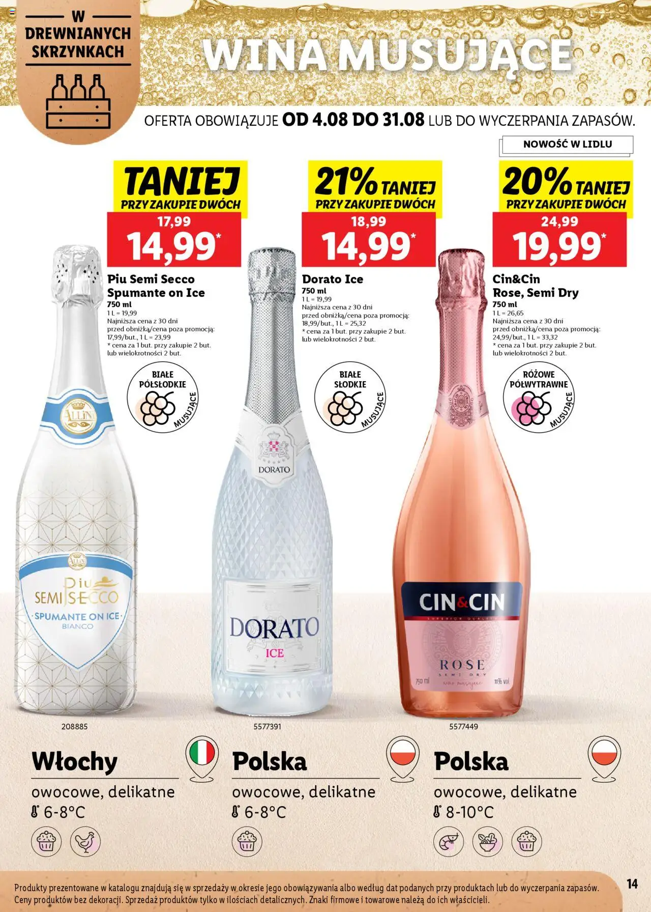 Lidl Katalog karta win od 04.08.2025 | Strona: 14