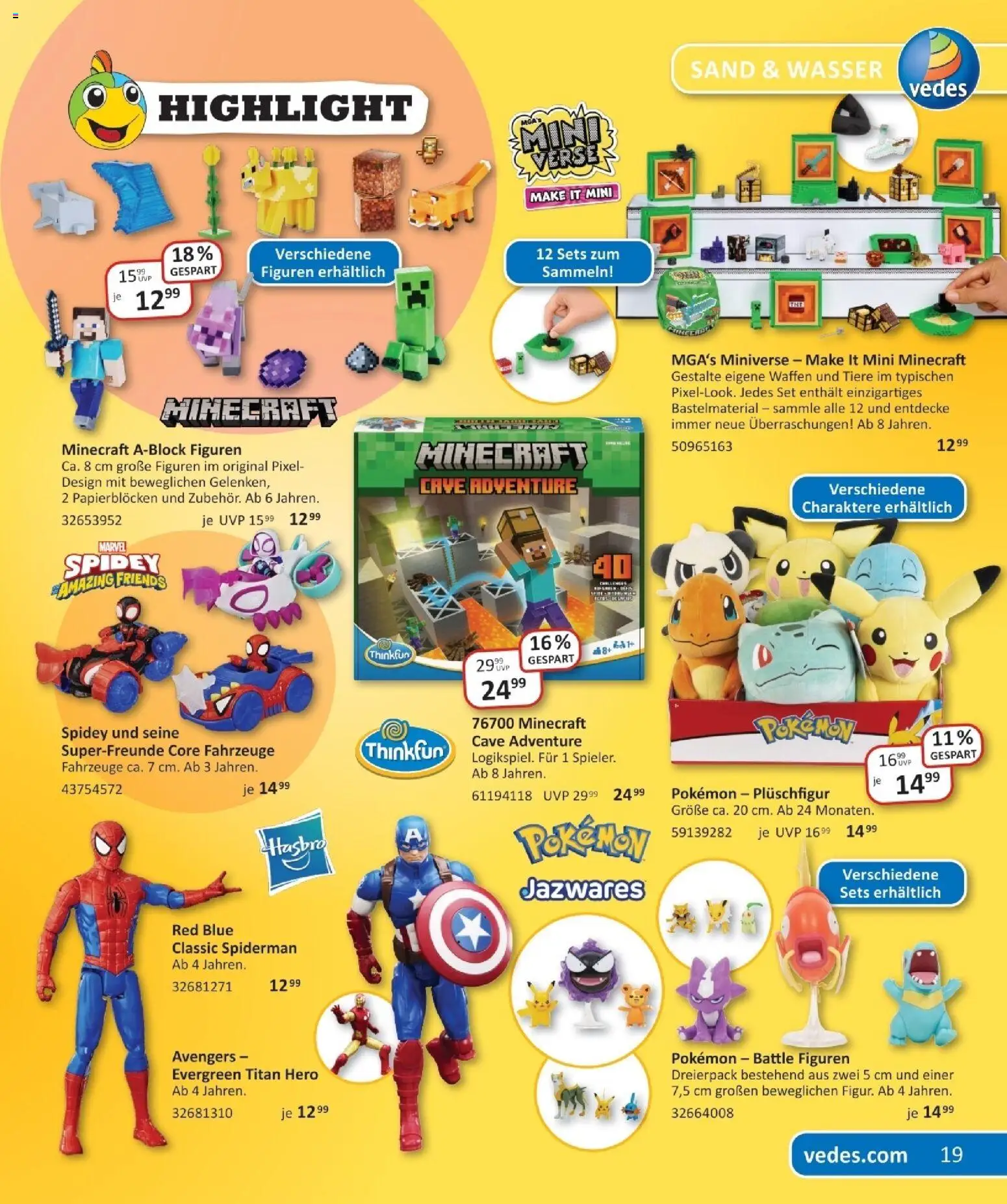 Vedes Prospekt 	 – gültig ab 20.02.2026 | Seite: 21 | Produkte: Wasser