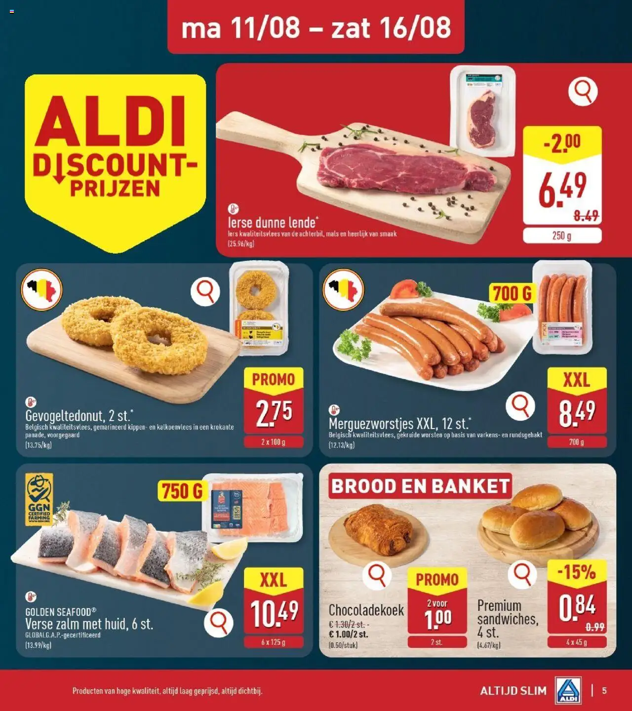 {H1} | Pagina: 5 | Producten: Zalm, Brood