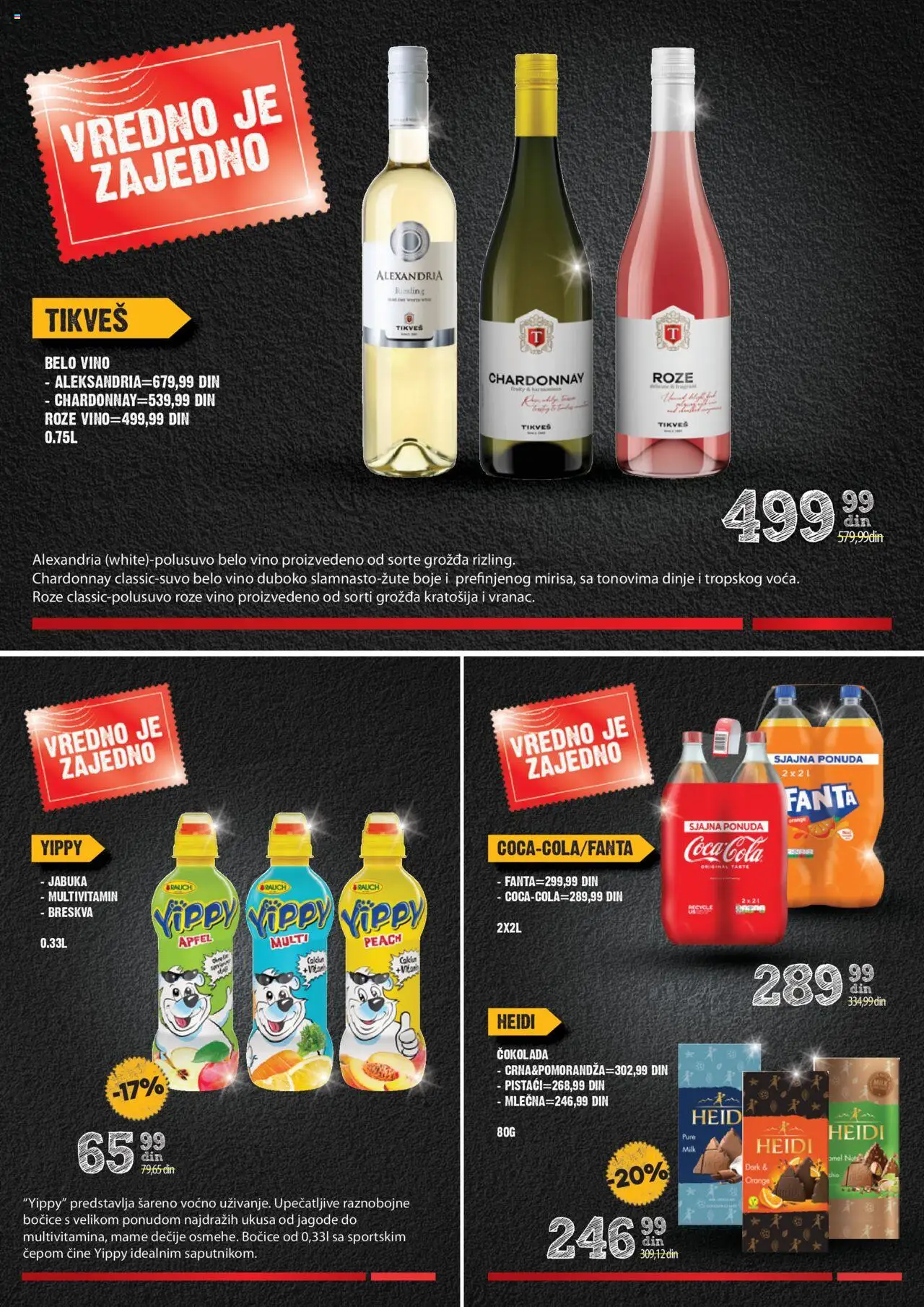 Idea katalog - važi od 18.09.2025 | Strana: 23 | Proizvode: Chardonnay, Čokolada, Breskva, Roze vino
