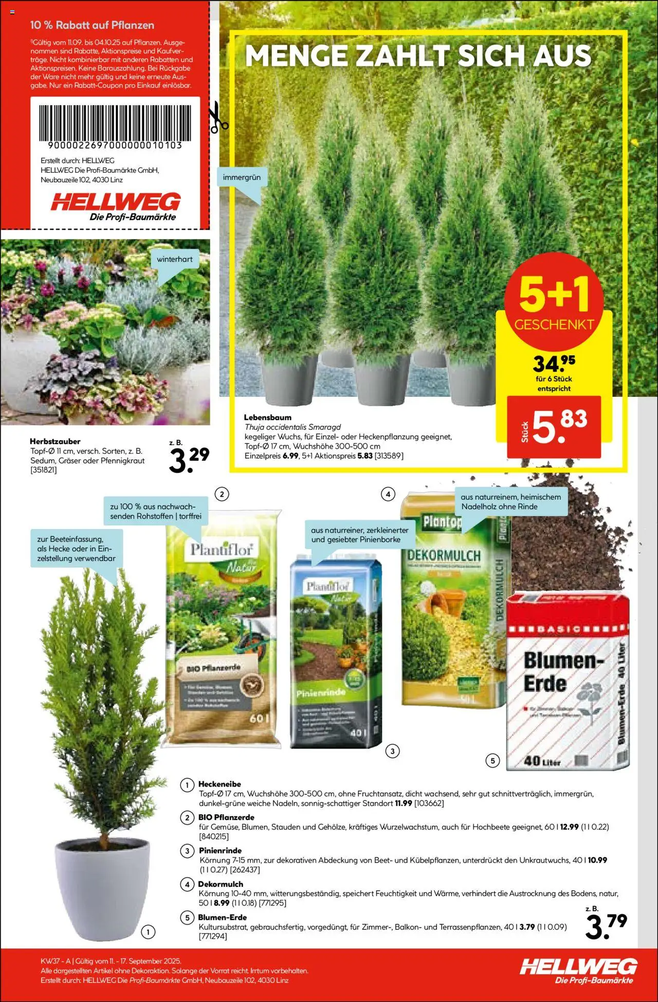 HELLWEG Flugblatt gültig ab 11.09.2025 | Seite: 19