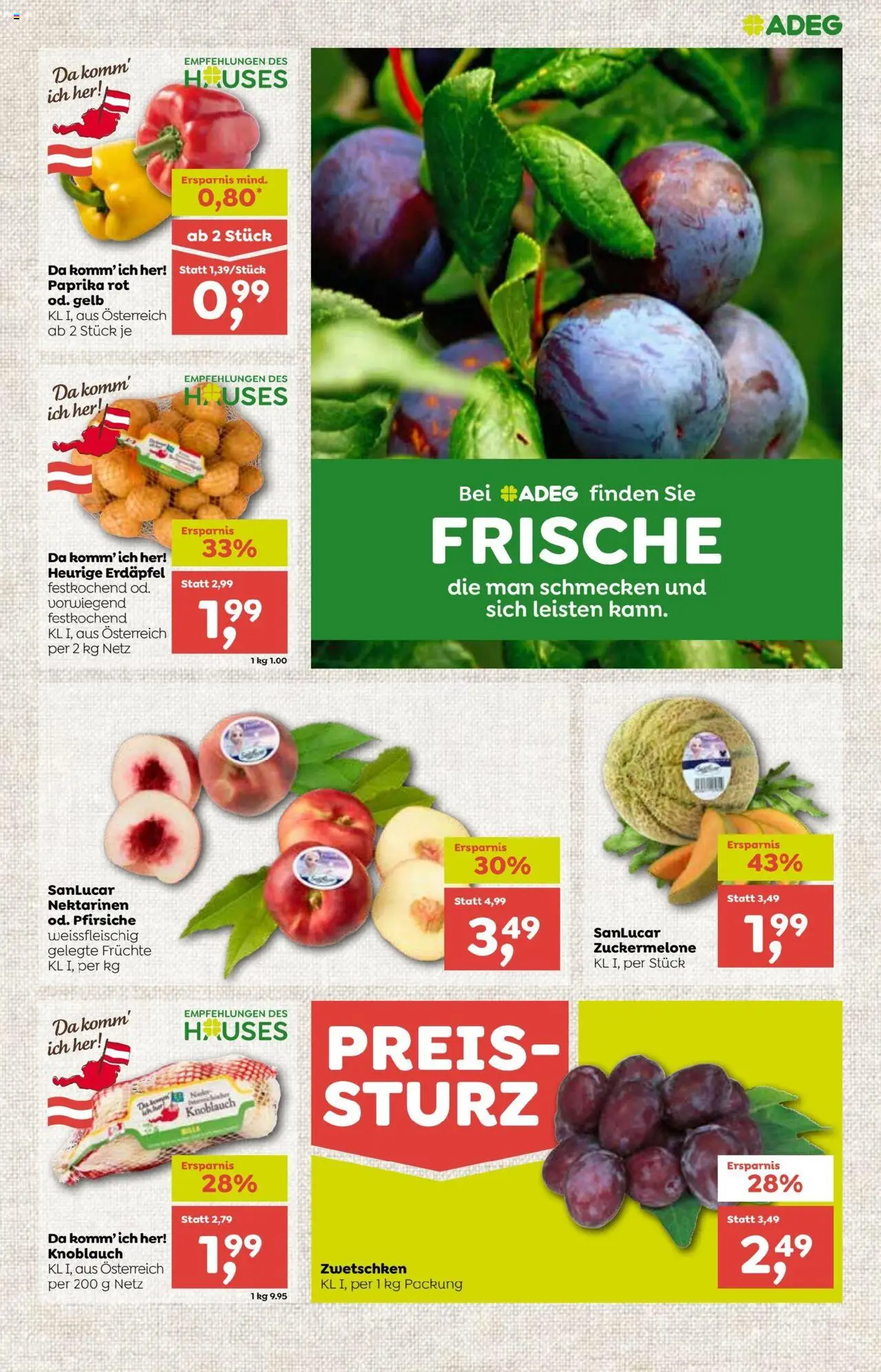 ADEG Bergheim gültig ab 31.07.2025 | Seite: 3 | Produkte: Knoblauch