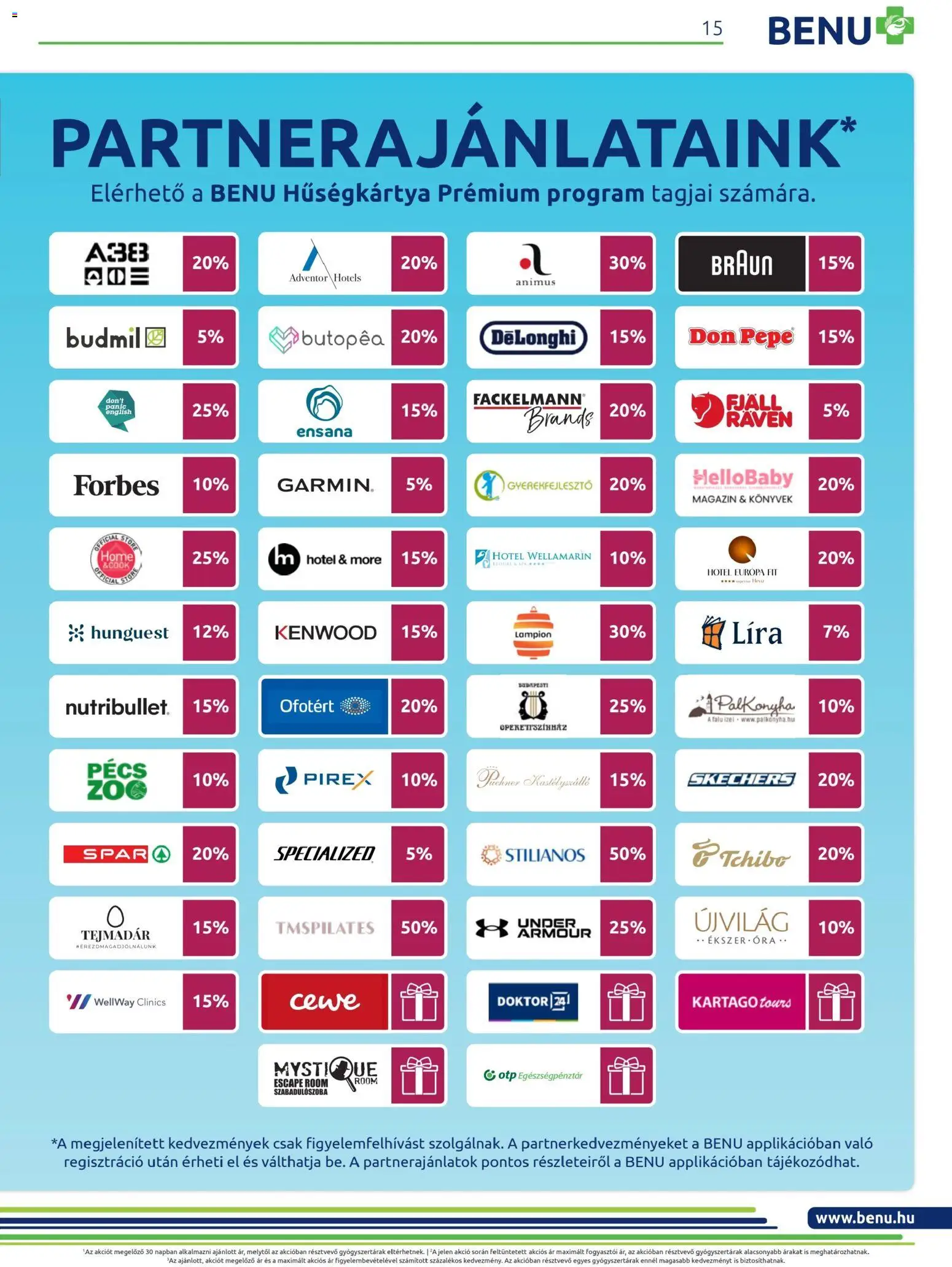 BENU Gyógyszertárak akciós ujság - amely érvényes a következő dátumtól: 01.02.2026 | Oldal: 15 | Termékek: Könyvek, Óra