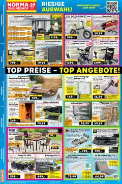 Norma Prospekt 	 ab 23.03.2026 gültig | Seite: 20 | Produkte: Wohnlandschaft, Bett, Tisch, Gartenmöbel