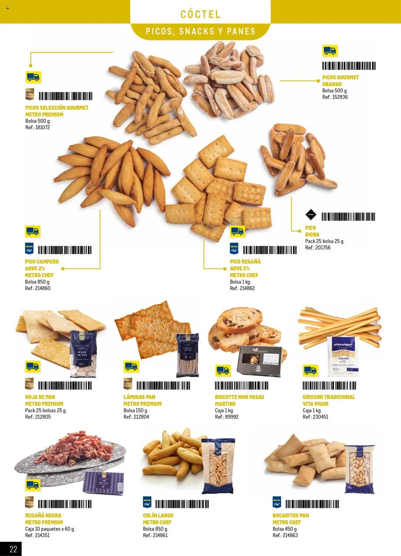 Makro - Catering y Eventos Península │ válido desde el 11.06.2025 | Página: 22 | Productos: Pan, Bolsa, Caja