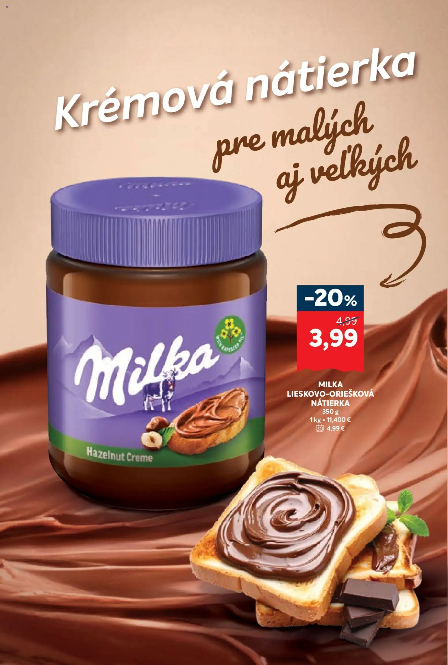 Nové Kraj akcie – leták je platný od 16.04.2026 | Strana: 11 | Produkty: Milka