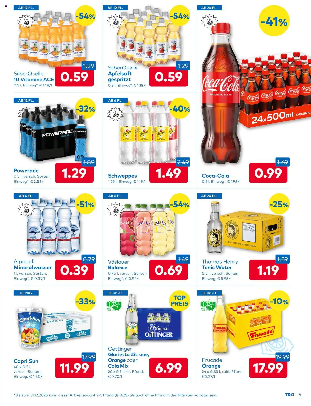 T&G Osttirol gültig ab 25.09.2025 | Seite: 5 | Produkte: Zitrone, Planche de surf