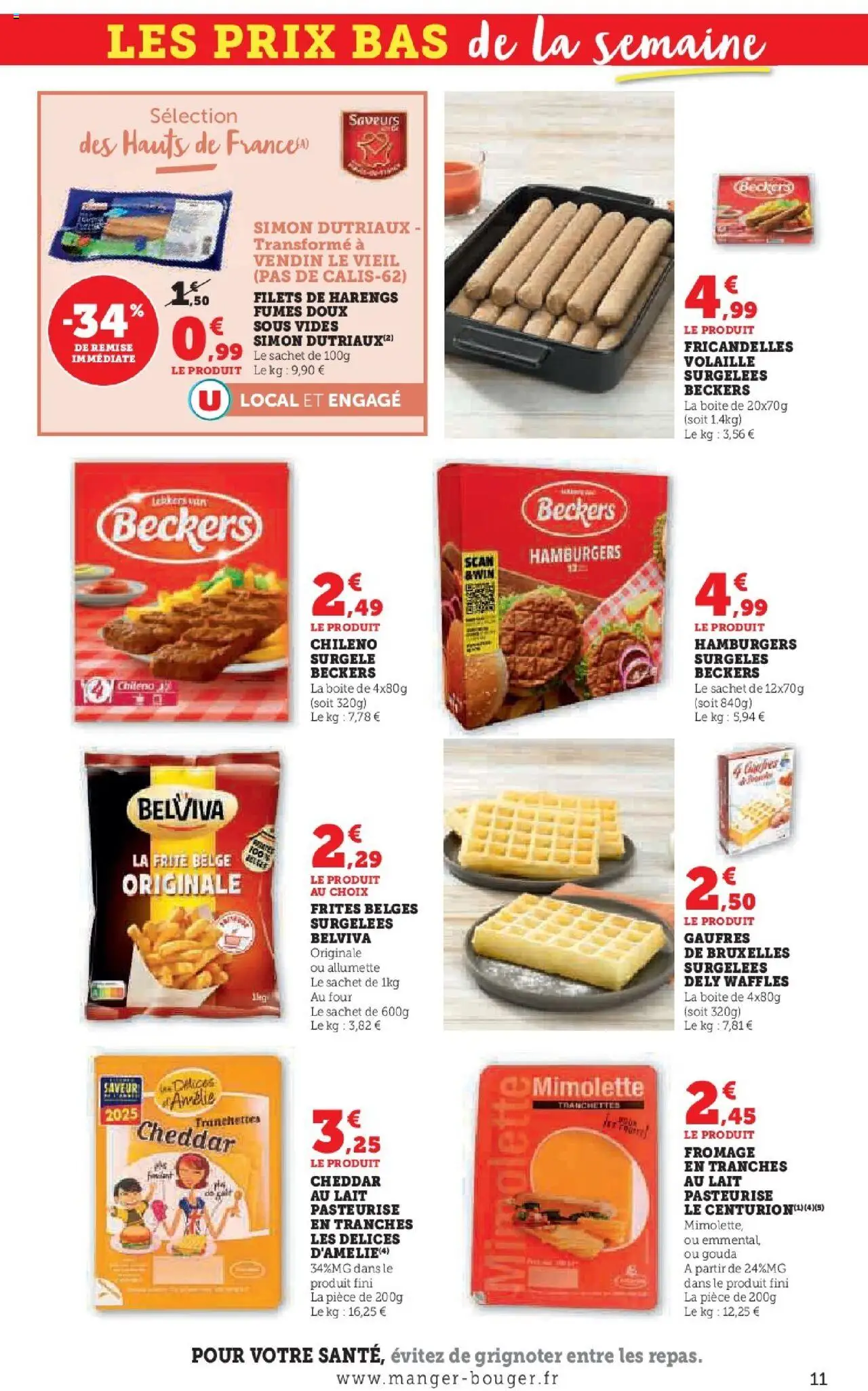 {H1} | Page: 11 | Produits: Four, Volaille, Cheddar, Gouda