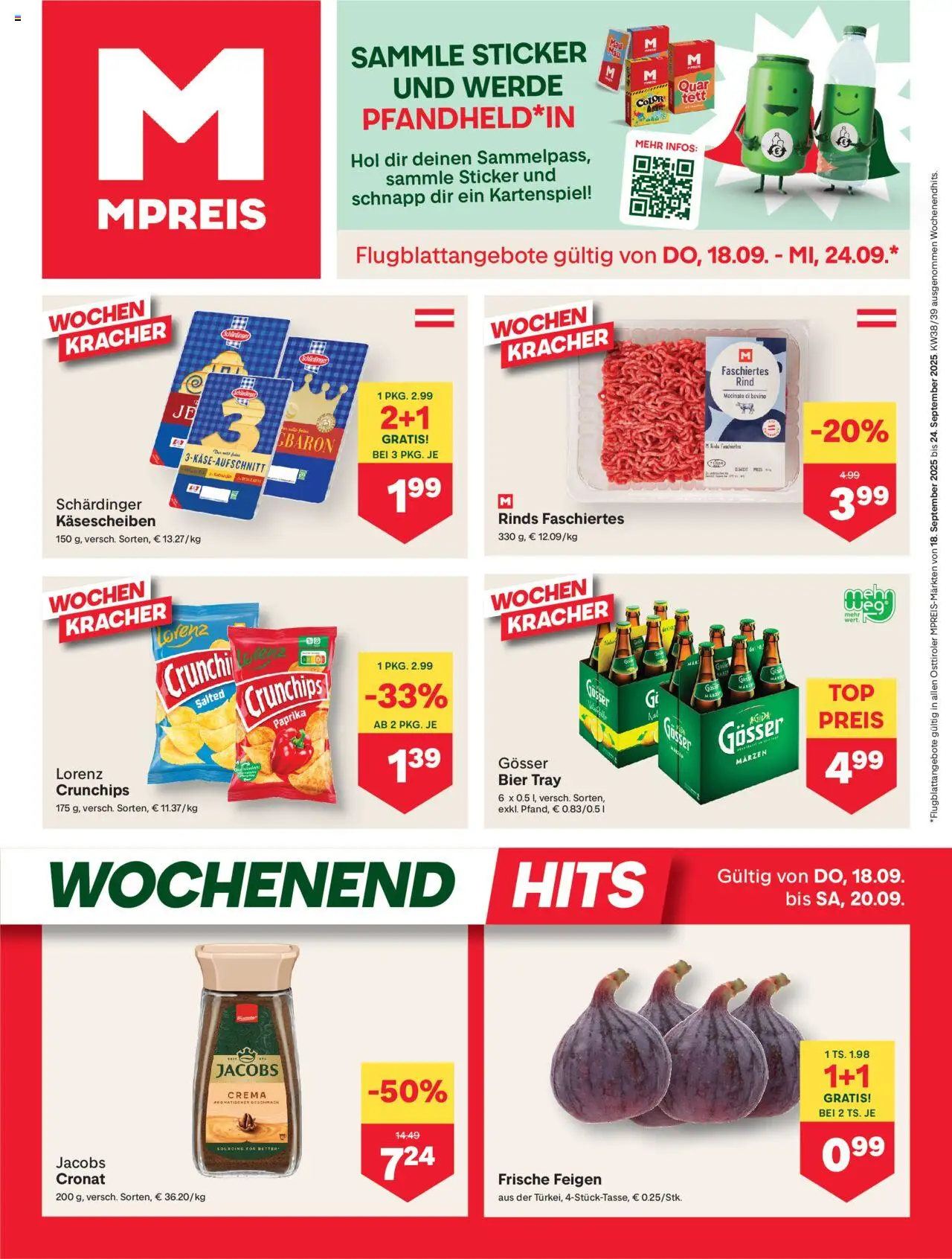 MPREIS Anras gültig ab 18.09.2025 | Seite: 1 | Produkte: Bier