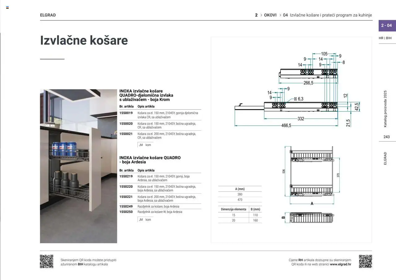 Elgrad katalog | vrijedi od 02.04.2025 | Stranica: 2 | Proizvodi: Košara, Košare