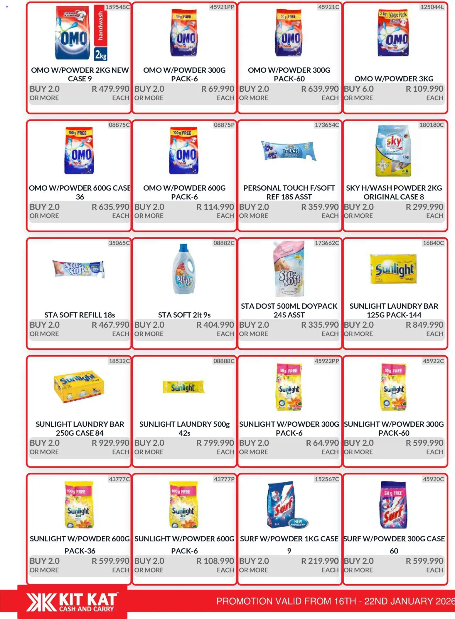 New KIT KAT Cash & Carry catalogue – valid from 16.01.2026 | Page: 26 | Products: Handwash, Case, Powder, Soap