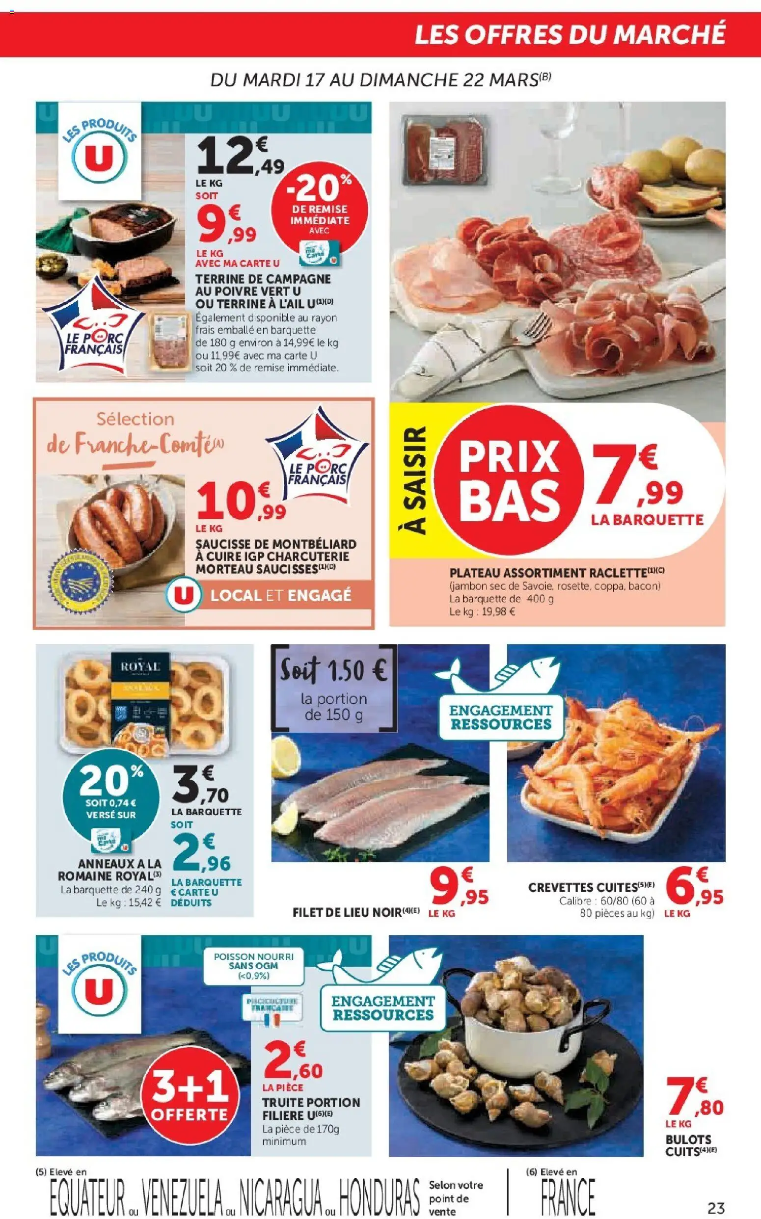 {H1} | Page: 23 | Produits: Poivre, Jambon, Saucisse, Poisson