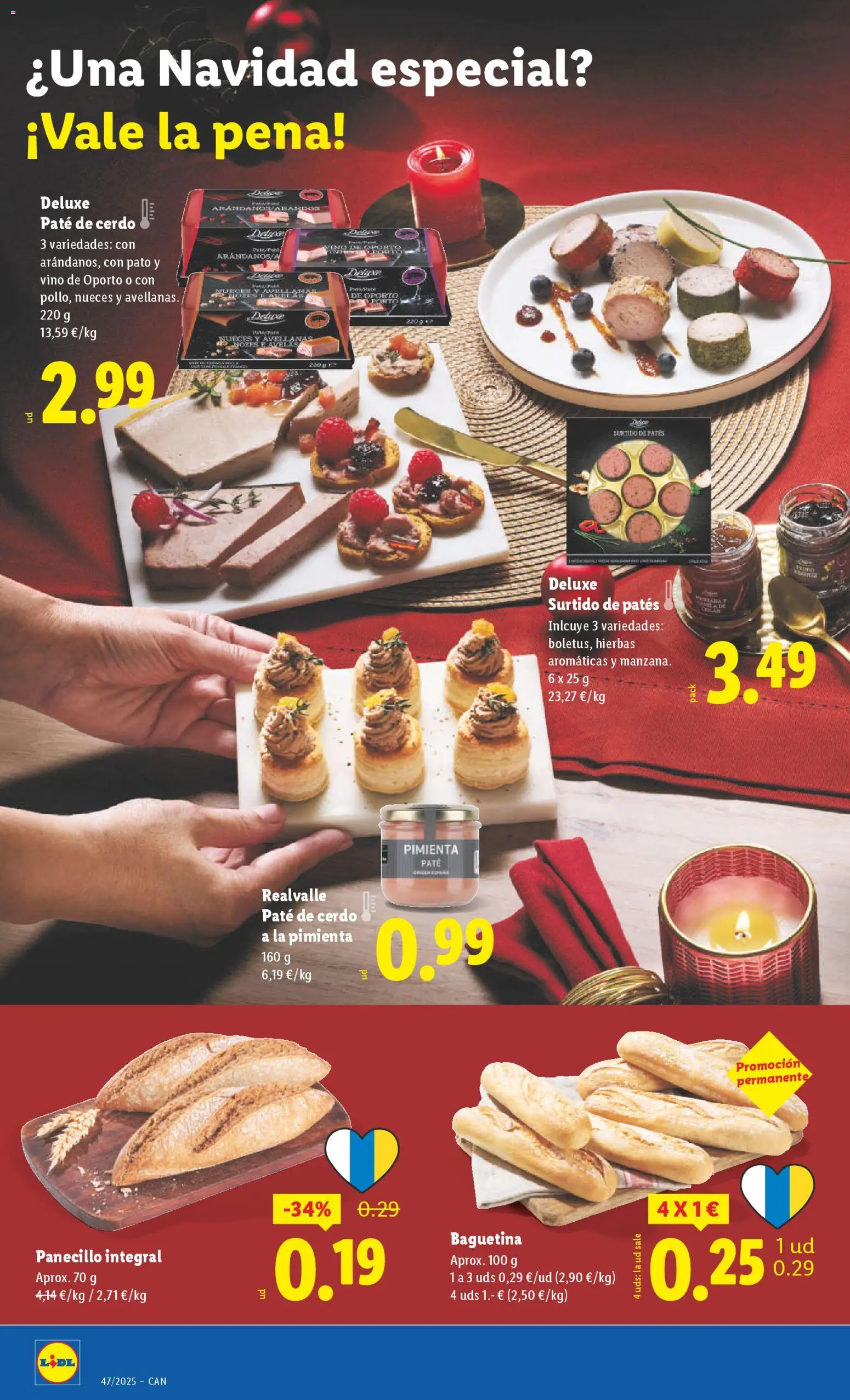 Lidl - Canarias │ válido desde el 17.11.2025 | Página: 18 | Productos: Vino, Cerdo, Paté