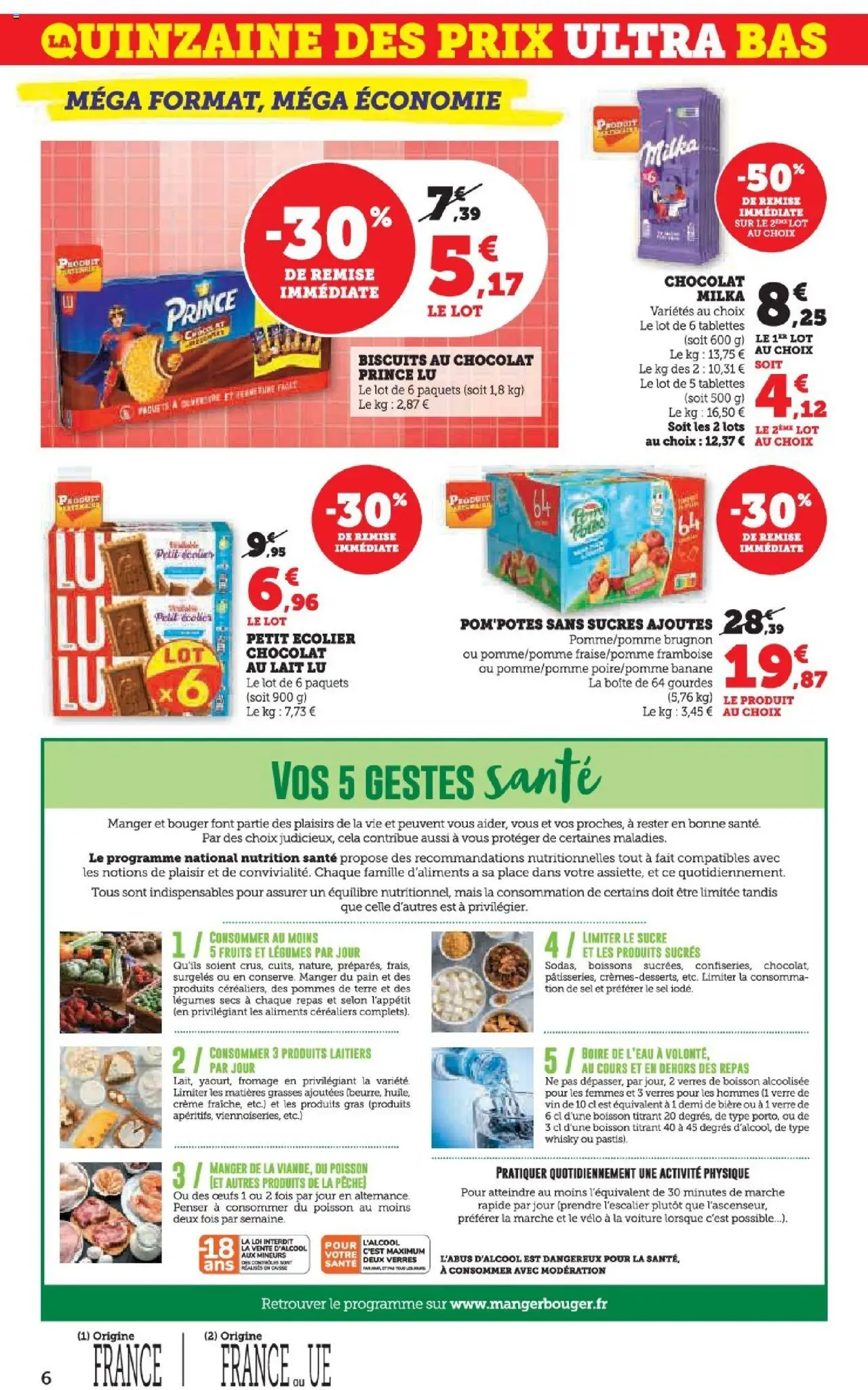  | Page: 6 | Produits: Vélo, Sucre, Pain, Chocolat