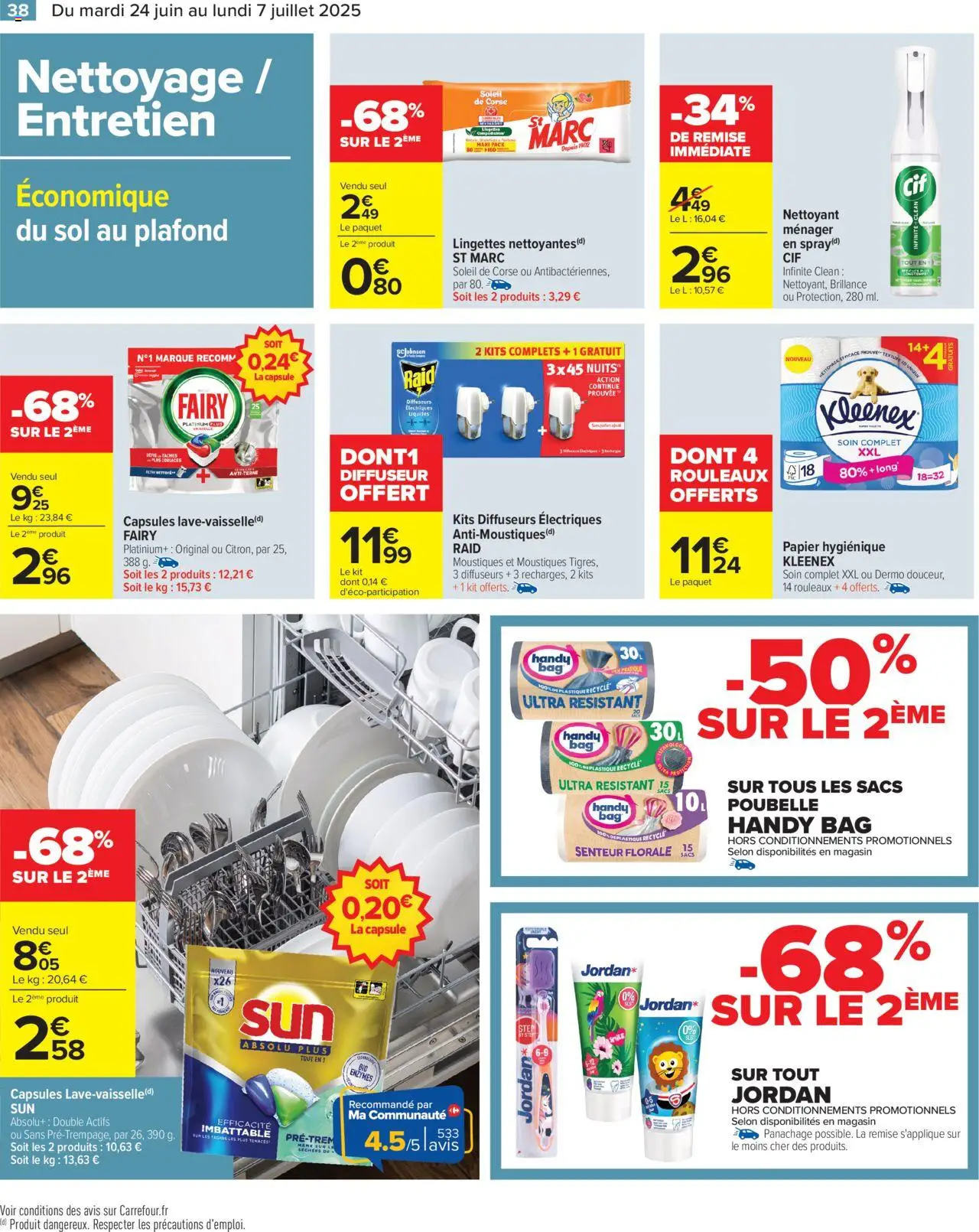  | Page: 40 | Produits: Poubelle, Fairy, Diffuseur, Sacs poubelle