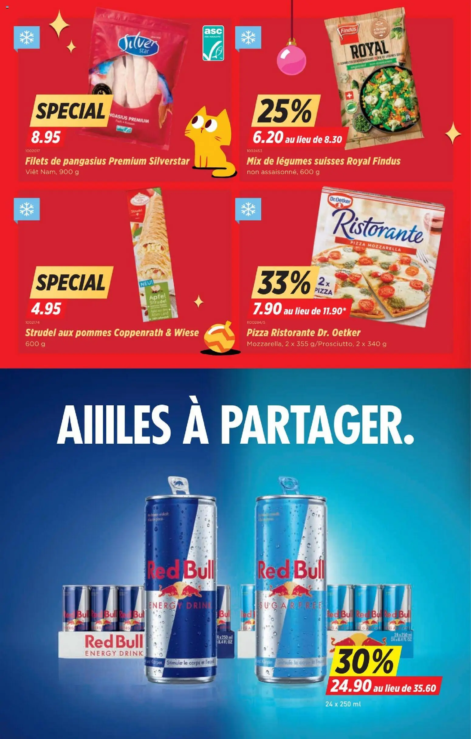 Denner Aktionen FR – gültig ab 18.11.2025 | Seite: 8 | Produkte: Red bull, Pizza, Äpfel, Apple