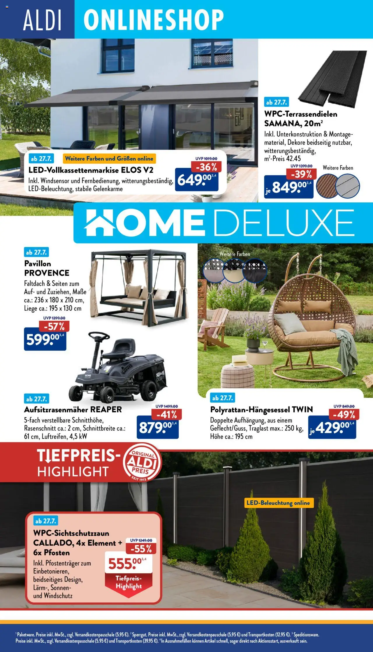 Aldi  Onlineshop - gültig ab dem 28.07.2025 | Seite: 2 | Produkte: Liege
