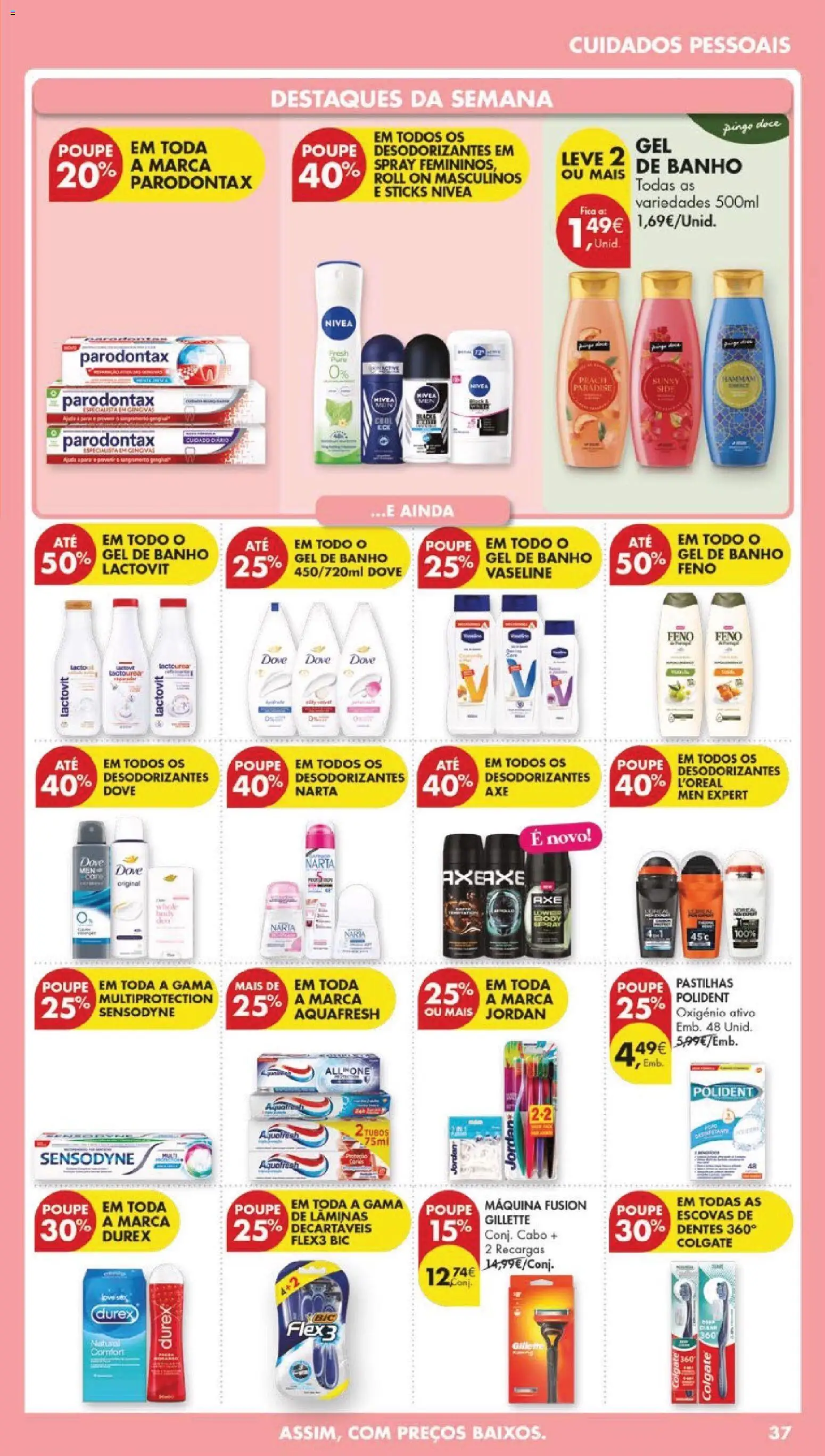 Pingo Doce folheto │ válido de 21.04.2026 | Página: 41 | Produtos: Cabo, Gel de banho, Banho