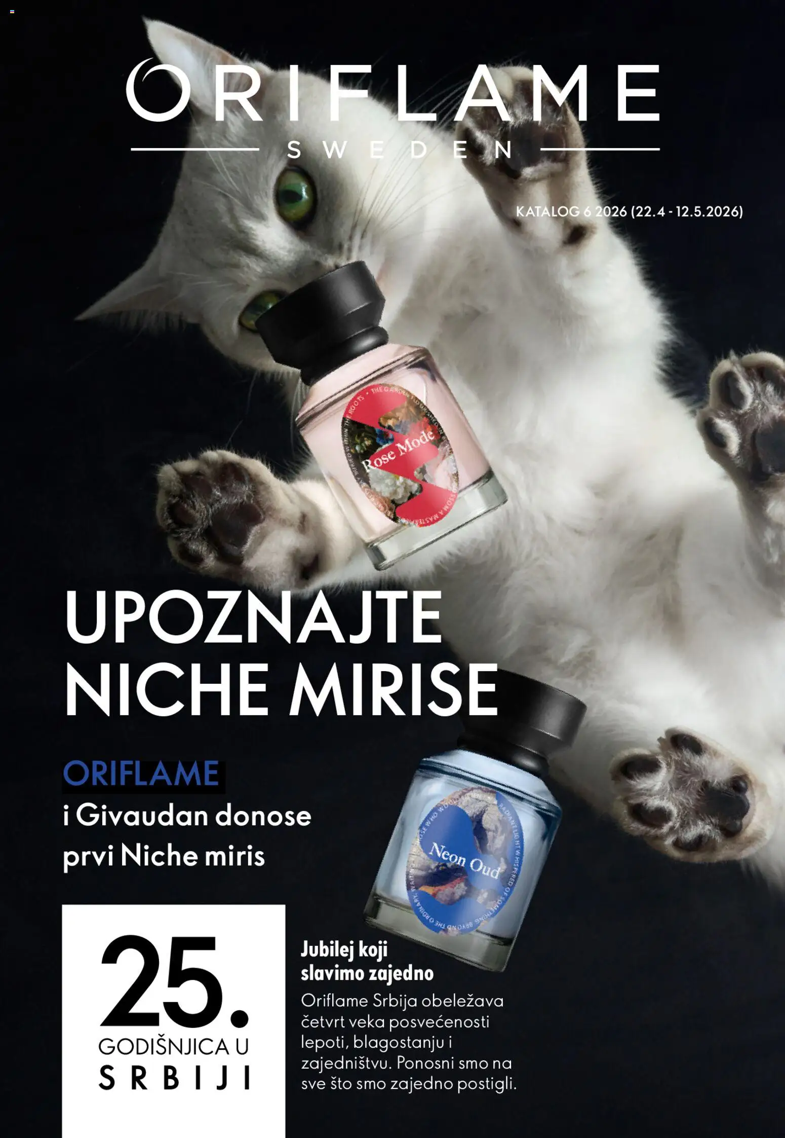 Oriflame katalog - važi od 22.04.2026 | Strana: 1 | Proizvode: Sto, Miris