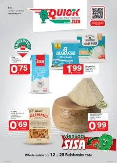 Anteprima del volantino SISA Quick catalogo valido a partire dal 12.02.2026