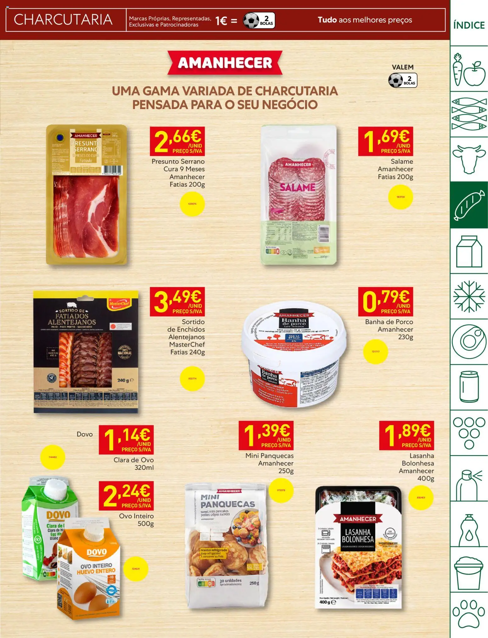 Recheio - Bons Negócios Madeira │ válido de 21.04.2026 | Página: 13 | Produtos: Panquecas, Lasanha, Salame, Presunto
