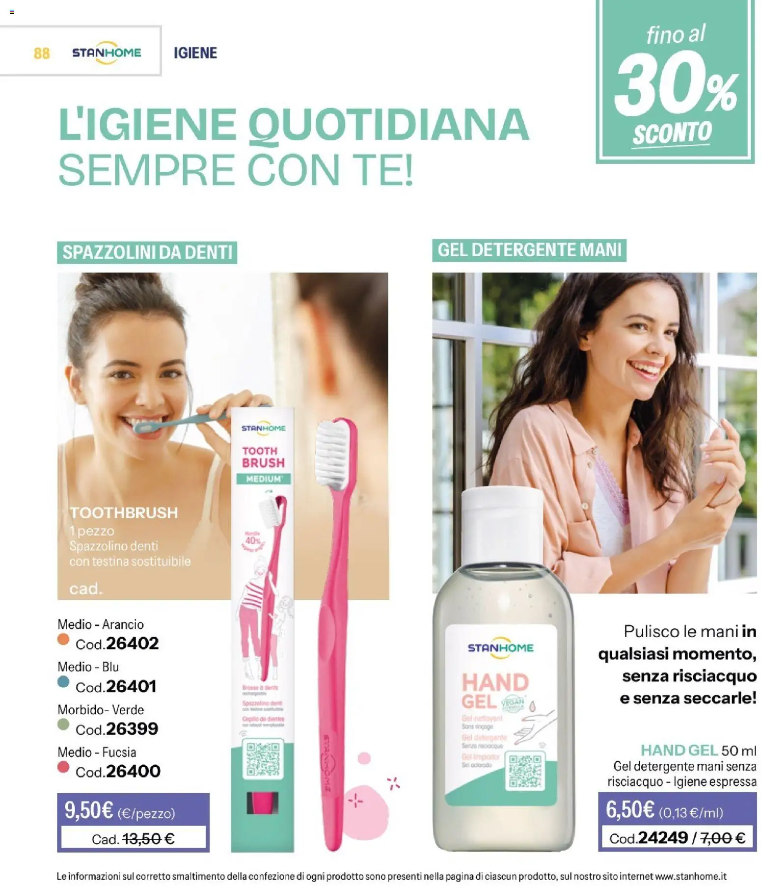 Volantino Stanhome del 23.12.2025 | Pagina: 88 | Prodotti: Spazzolino, Detergente, Tè