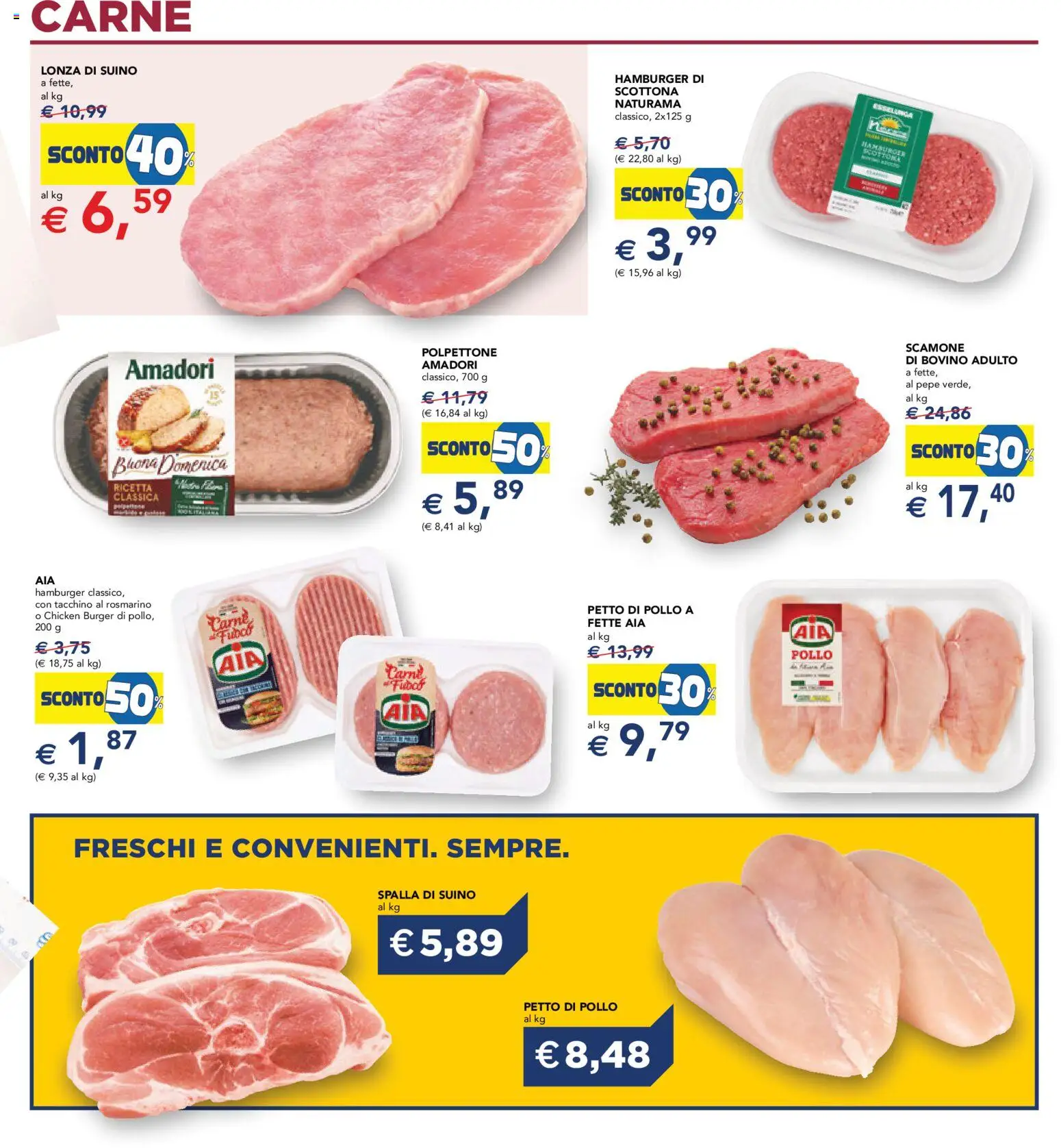Volantino Esselunga S del 29.01.2026 | Pagina: 15 | Prodotti: Bovino, Petto di Pollo, Pollo, Pepe