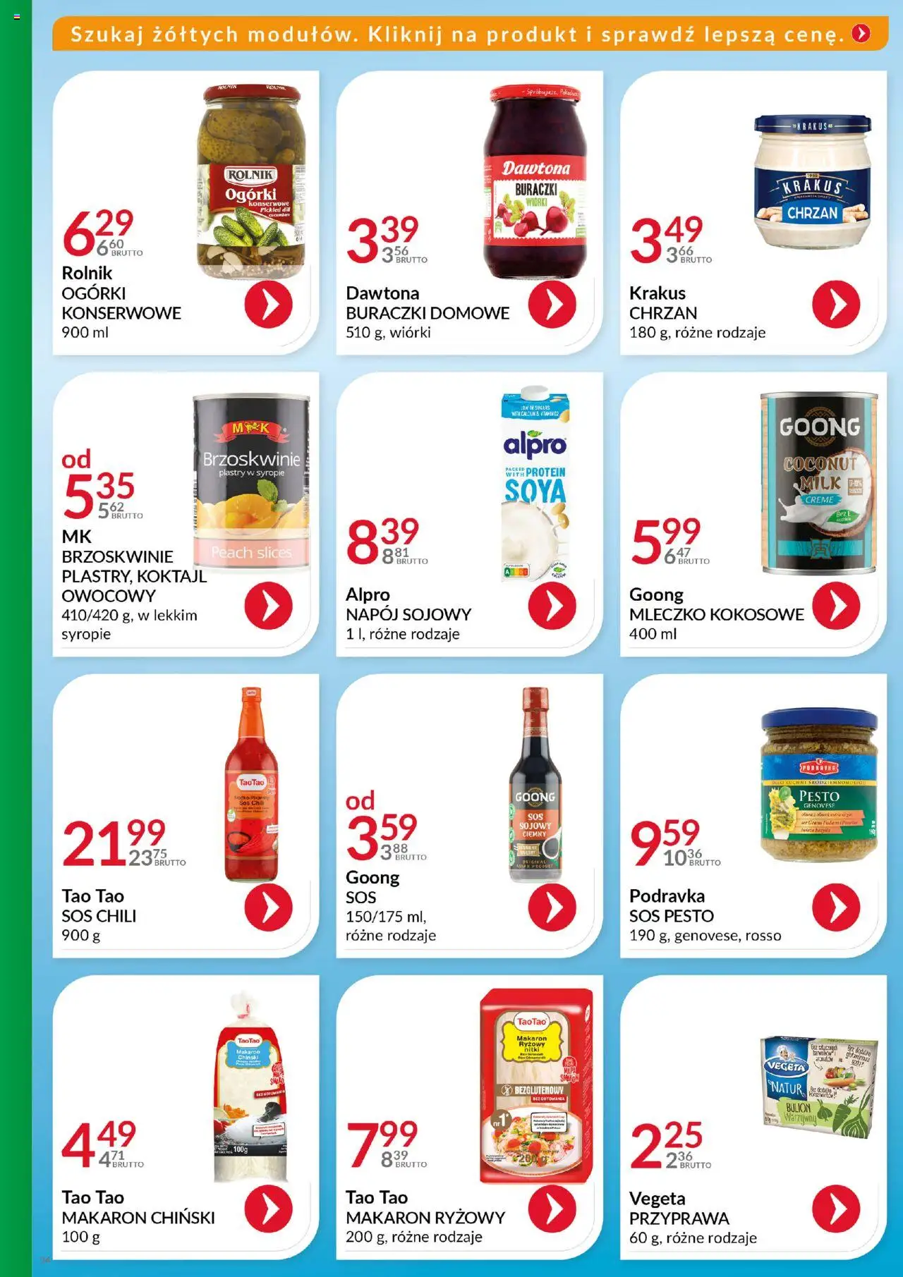 Eurocash Gazetka - Katalog Artykułów Spożywczych od 21.09.2025 | Strona: 34 | Produkty: Chili, Alpro, Bulion warzywny, Sos pesto