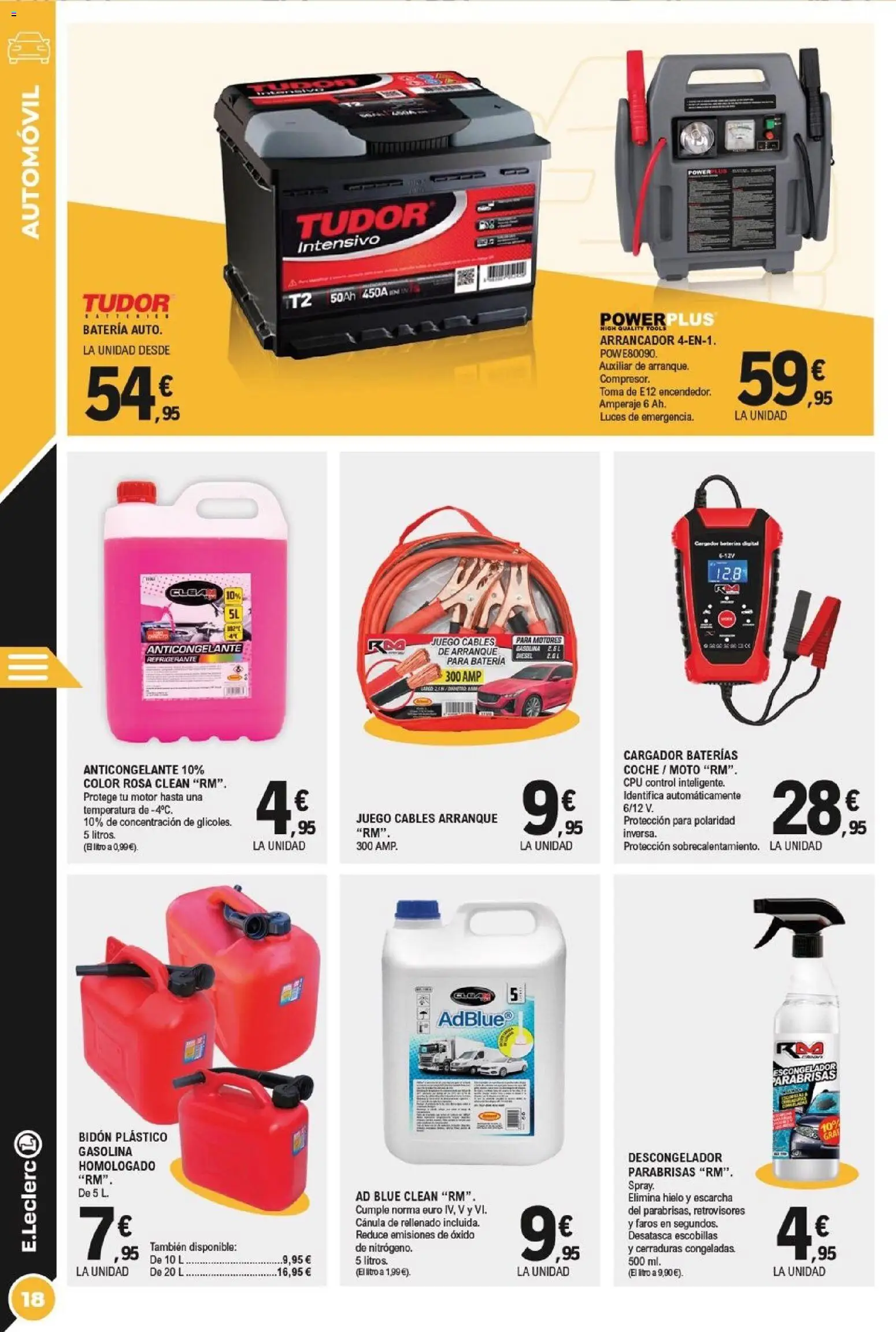 E.Leclerc folleto │ válido desde el 21.01.2026 | Página: 18 | Productos: Ηλεκτρονικα ειδη, Batería