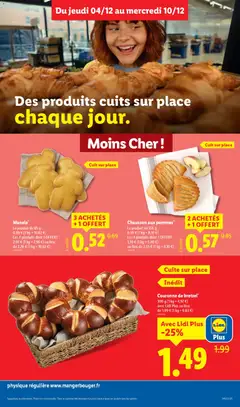 LIDL - Prévisualisation de Chausson aux pommes*, Le produit de 105 g valide à partir de 04.12.2025 | Page: 9