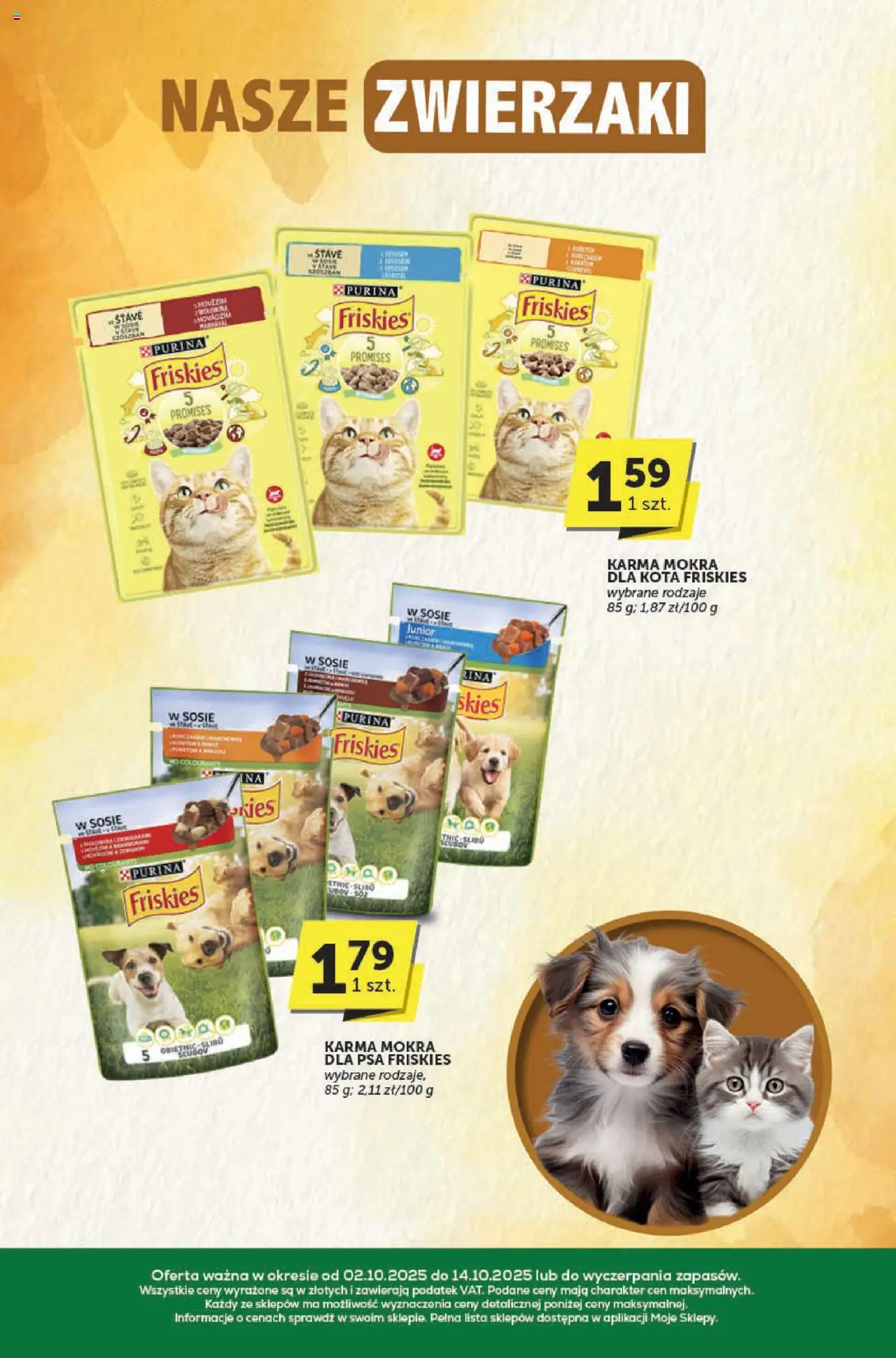 Euro Sklep Gazetka - Katalog od 02.10.2025 | Strona: 31 | Produkty: Karma mokra dla kota