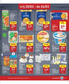 Aldi folder week 12 - Voorbeeld van een folder van Aldi, geldig van 16.03.2026 | Pagina: 23 | Producten: Room, Saus, Crème, Spinazie