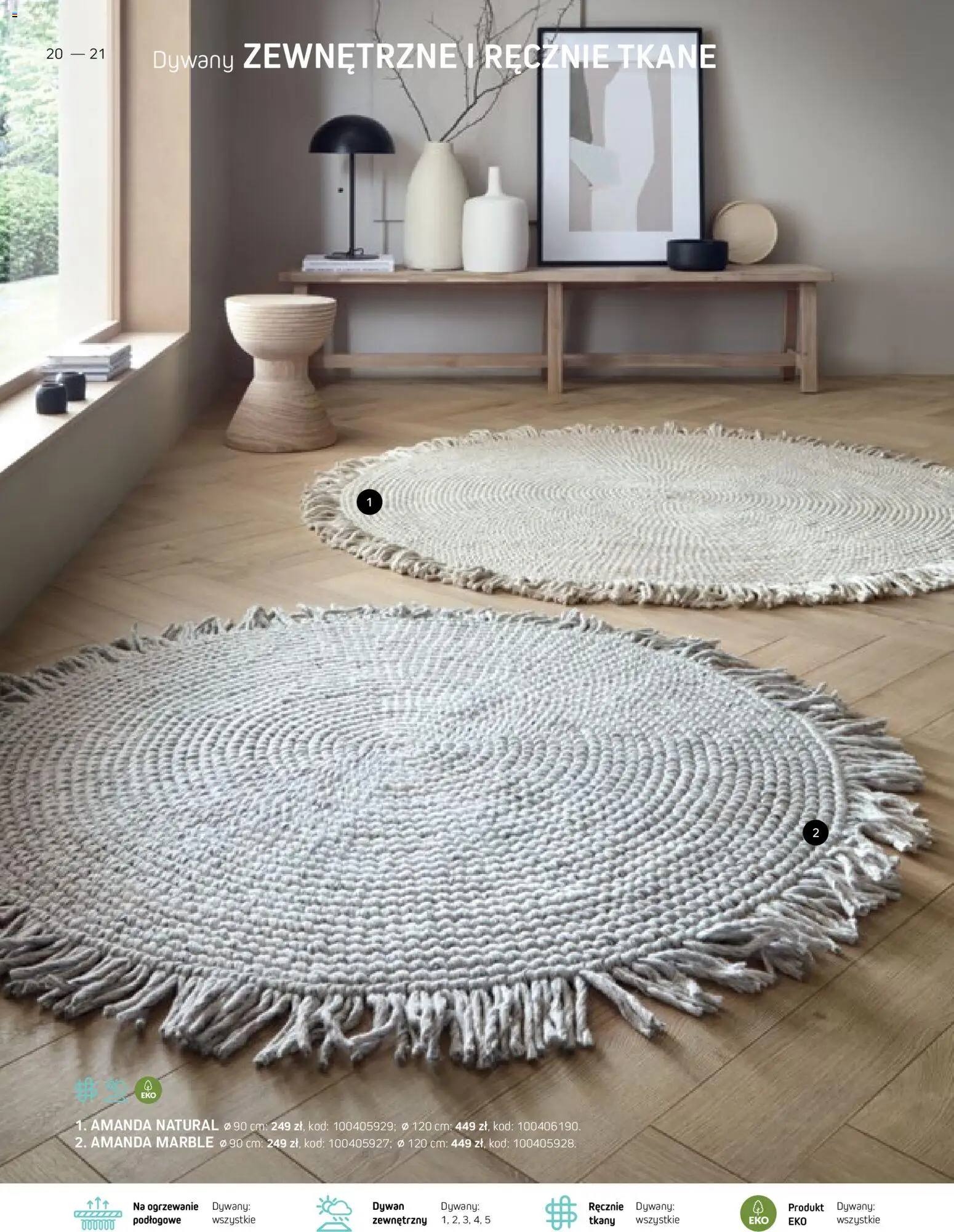 Komfort gazetka - Katalog dywanów od 17.03.2026 | Strona: 20 | Produkty: Dywan, Dywany
