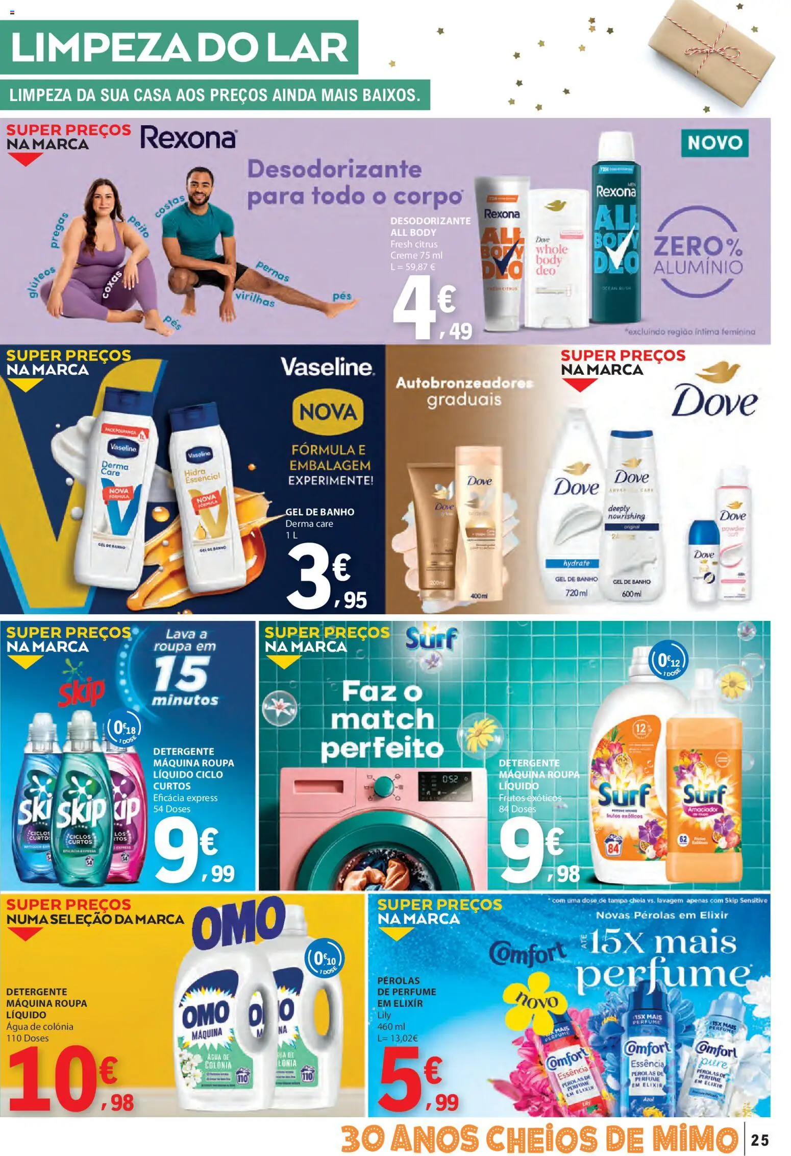 E.Leclerc folheto │ válido de 06.11.2025 | Página: 25 | Produtos: Agua, Gel de banho, Banho, Creme