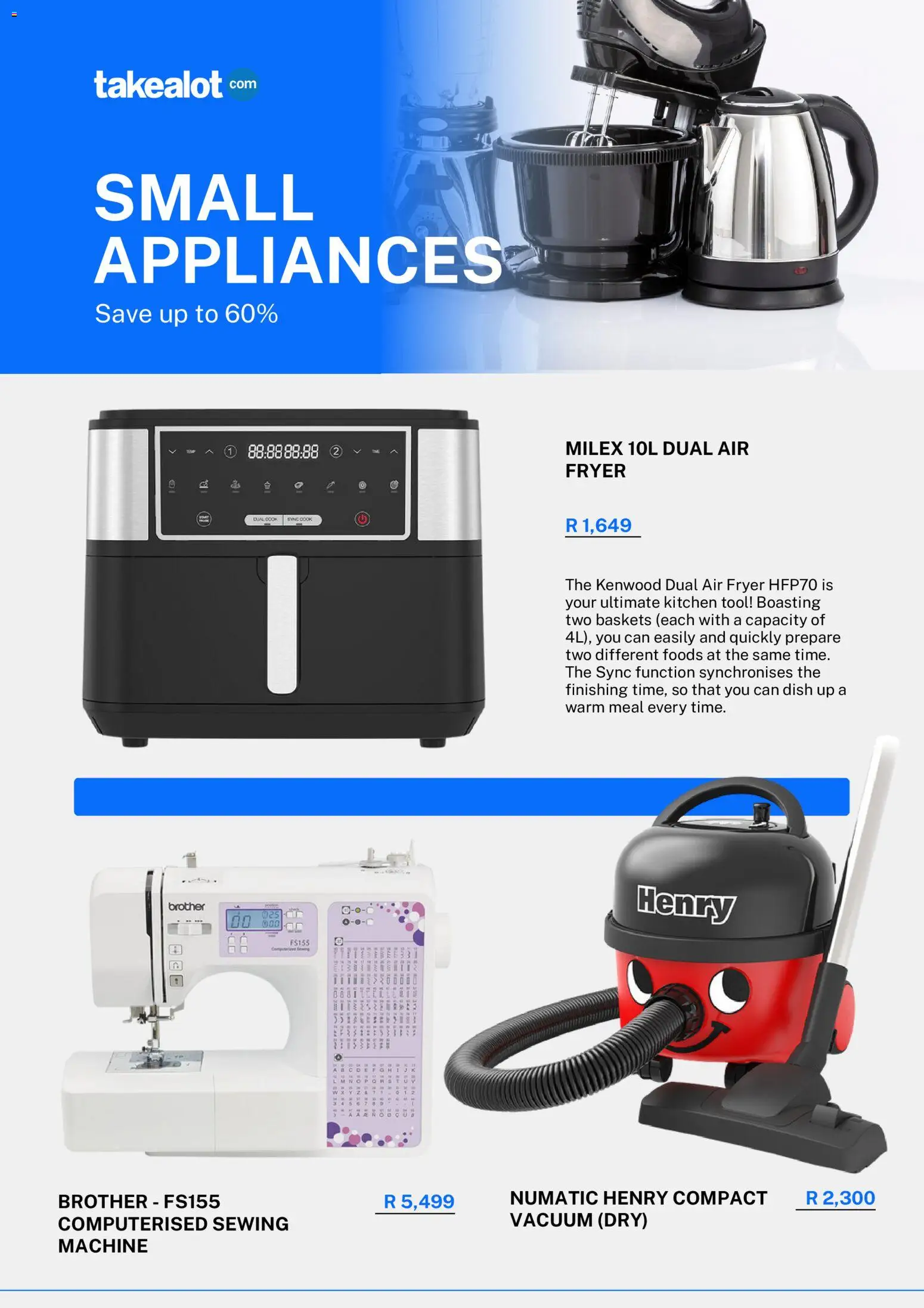 New Takealot catalogue – valid from 10.11.2025 | Page: 6 | Products: Fryer, Air fryer