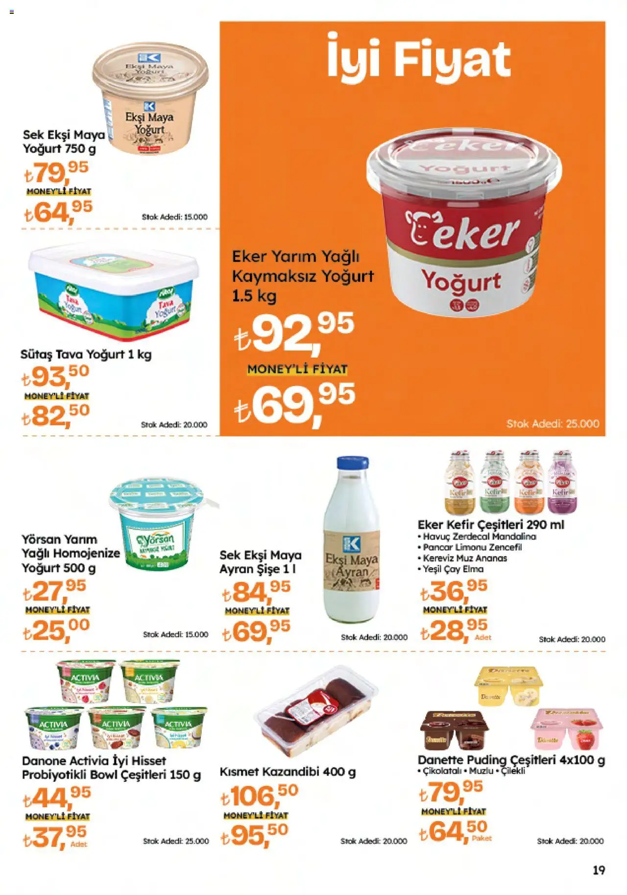 Migros Katalog - Migroskop - 09.10.2025 tarihinden itibaren geçerlidir | Sayfa: 19 | Ürünler: Kefir, Yoğurt, Muz, Havuç