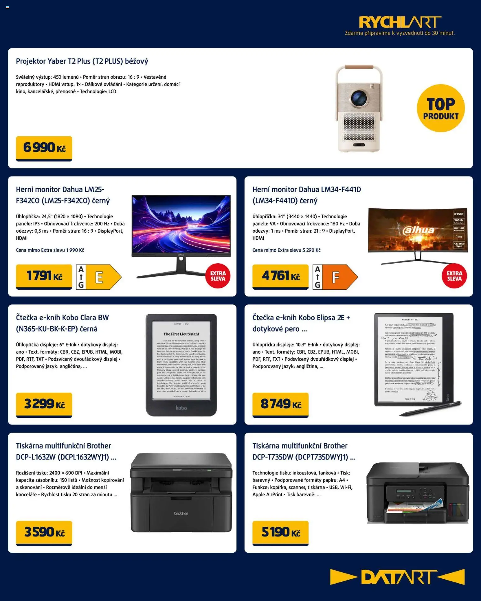 Datart leták od 03.12.2025 | Strana: 3 | Produkty: Pero, Monitor, Projektor, Apple