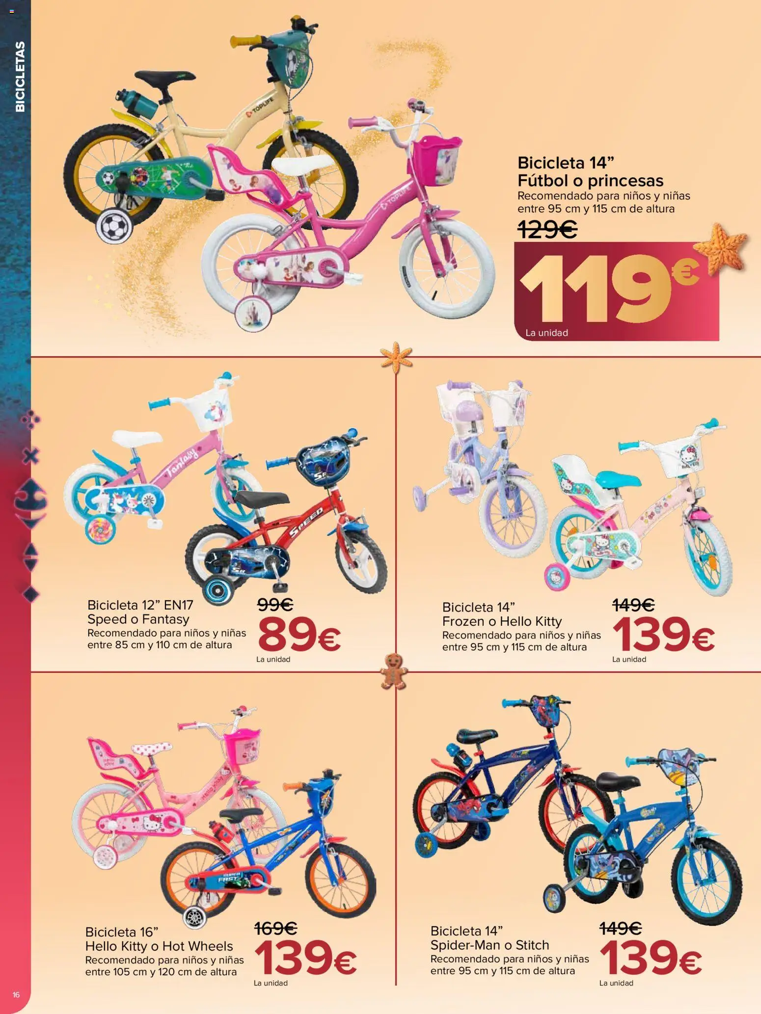 Carrefour folleto │ válido desde el 10.12.2025 | Página: 16 | Productos: Bicicleta
