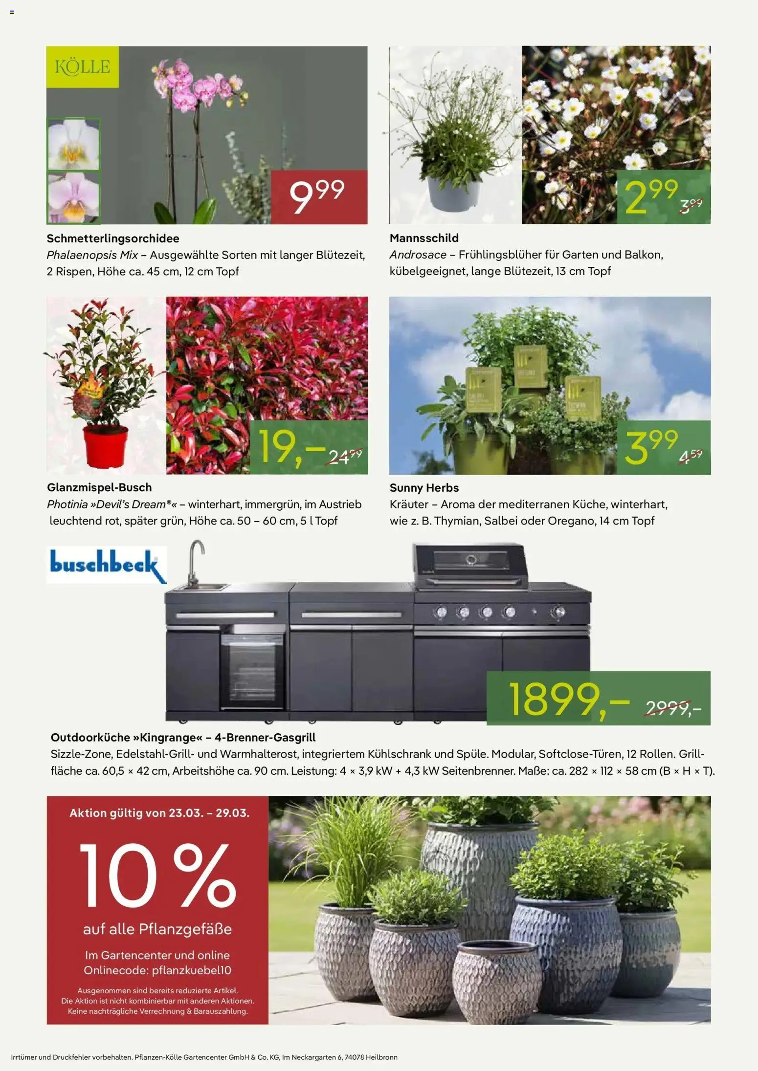 Pflanzen-Kölle - Pflanzen-Kölle: Startklar für die Gartensaison – gültig ab 23.03.2026 | Seite: 2 | Produkte: Grill, Kühlschrank