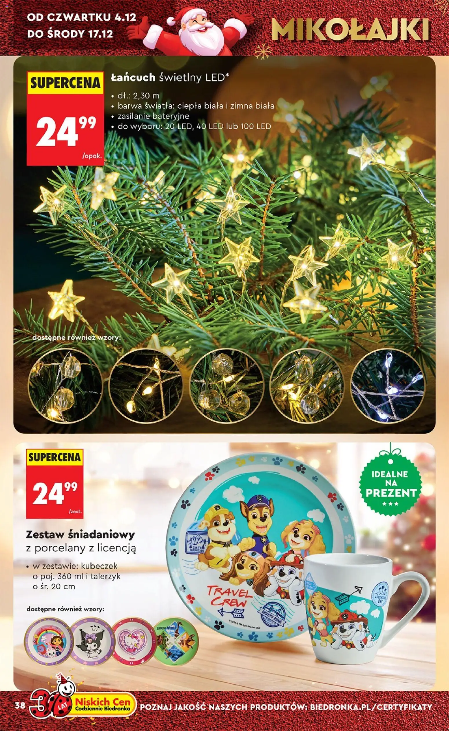 Biedronka gazetka - Hity i inspiracje od 29.11.2025 | Strona: 38