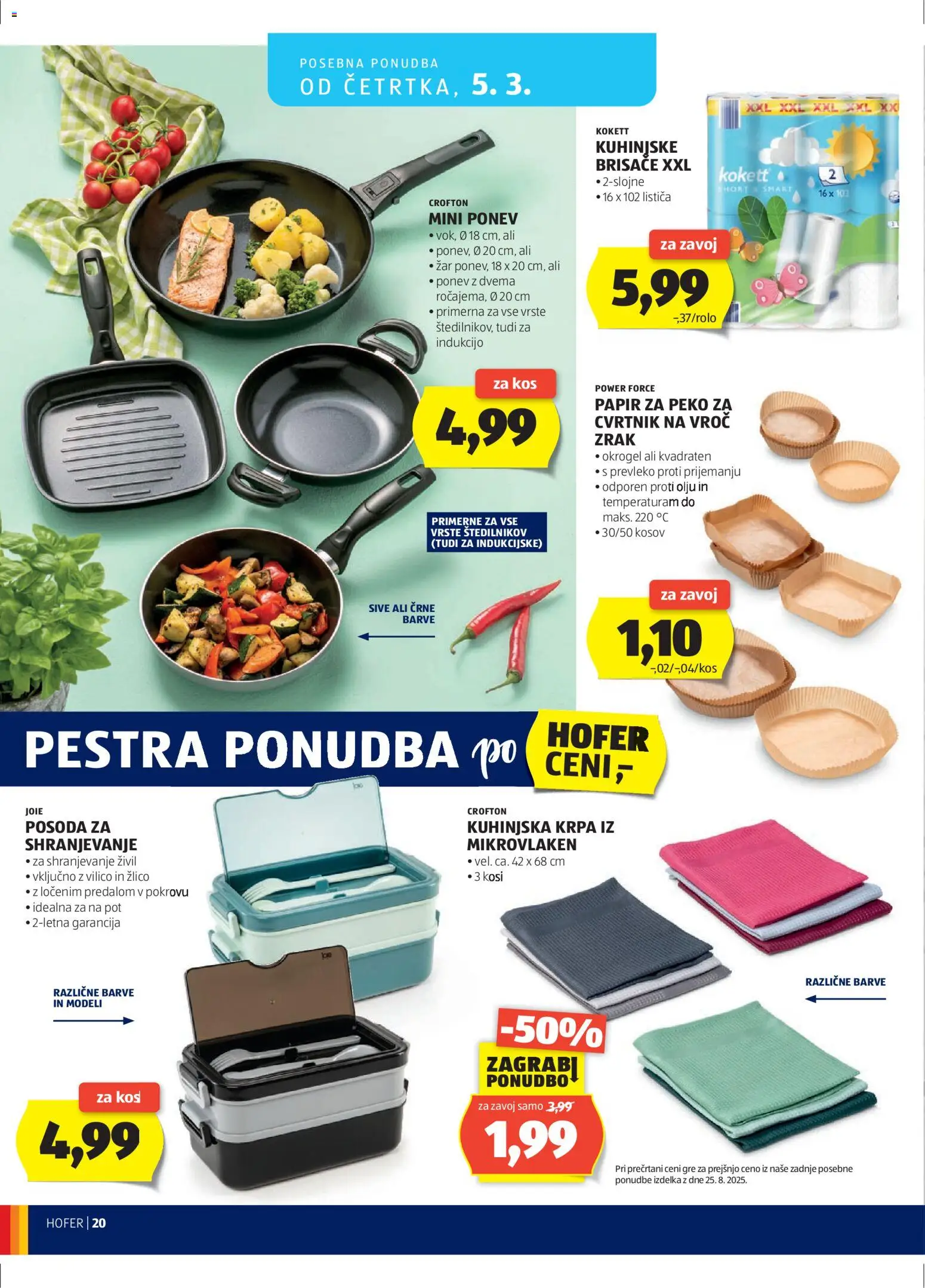 Hofer SI katalog | vrijedi od 25.02.2026 | Stranica: 20 | Proizvodi: Krpa