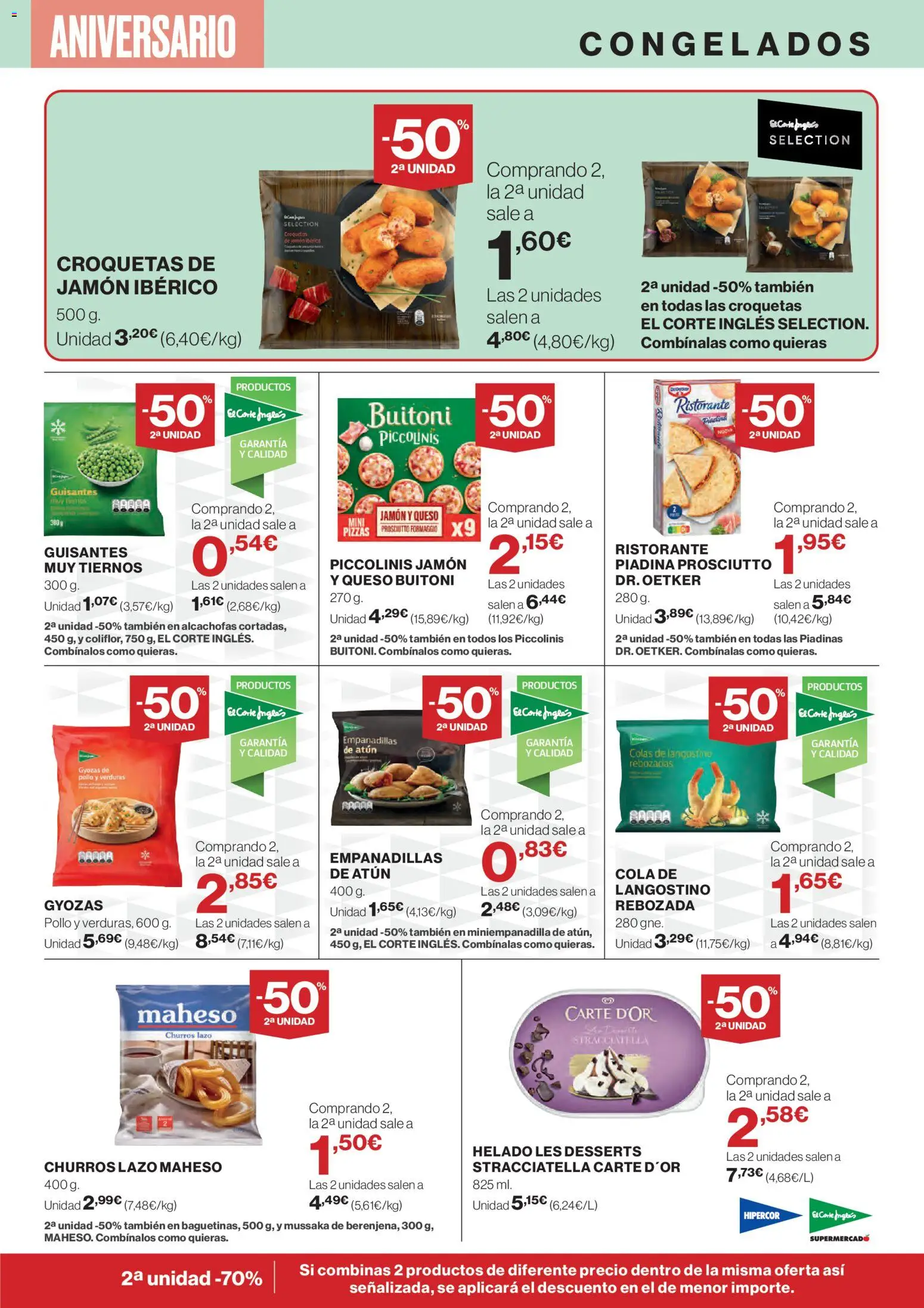 Hipercor catálogo │ válido desde el 06.11.2025 | Página: 15 | Productos: Queso, Jamón, Helado, Croquetas