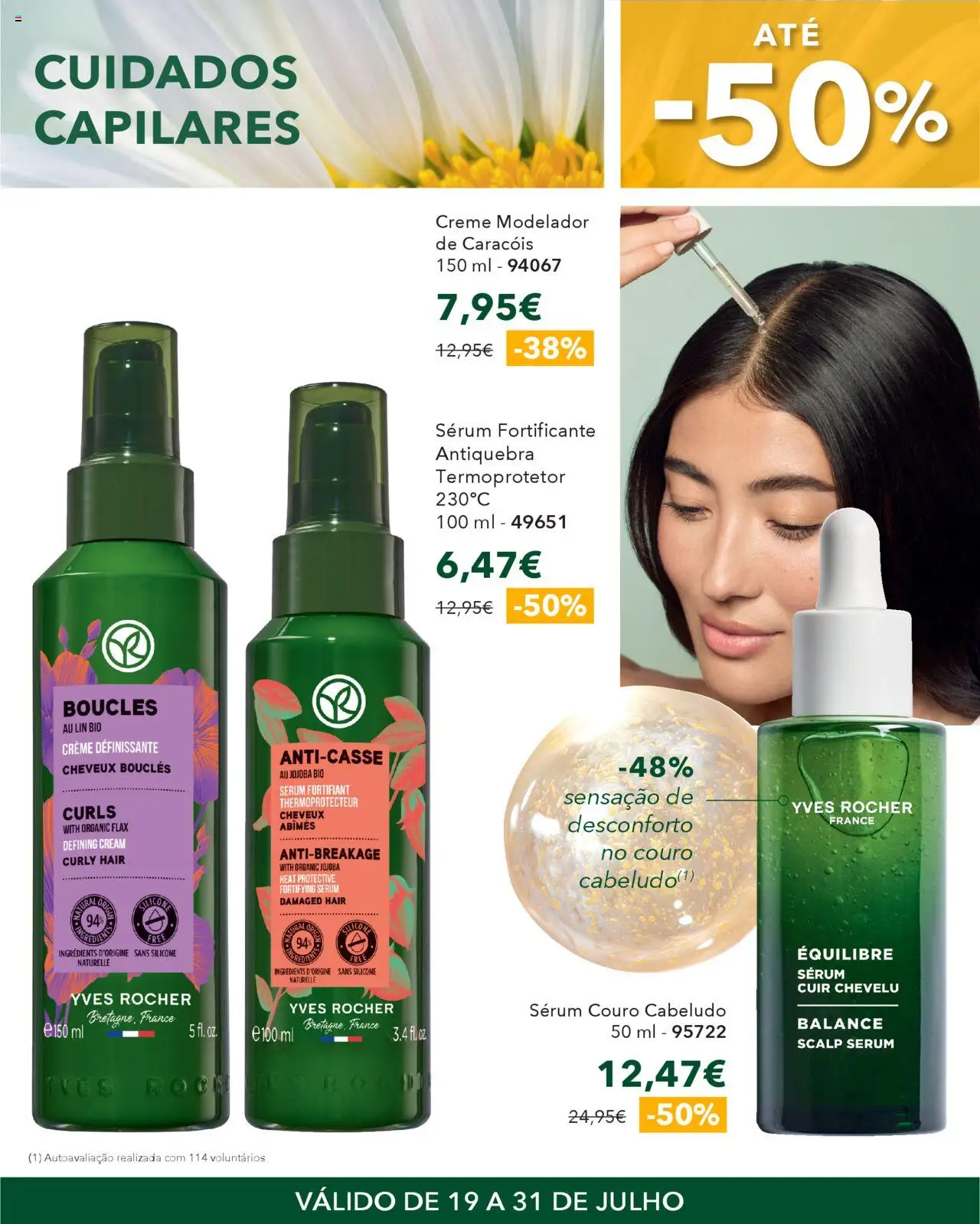 Yves Rocher Descontos extra │ válido de 19.07.2025 | Página: 10 | Produtos: Sérum, Creme