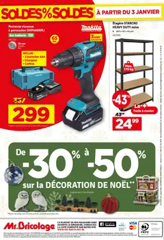 Mr Bricolage folder / publicité - Voorbeeld van een folder van Mr Bricolage, geldig van 23.12.2025 | Pagina: 22