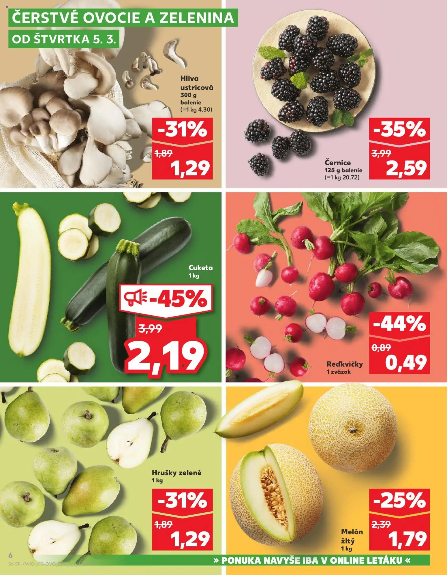 Nové Kaufland akcie – leták je platný od 05.03.2026 | Strana: 6