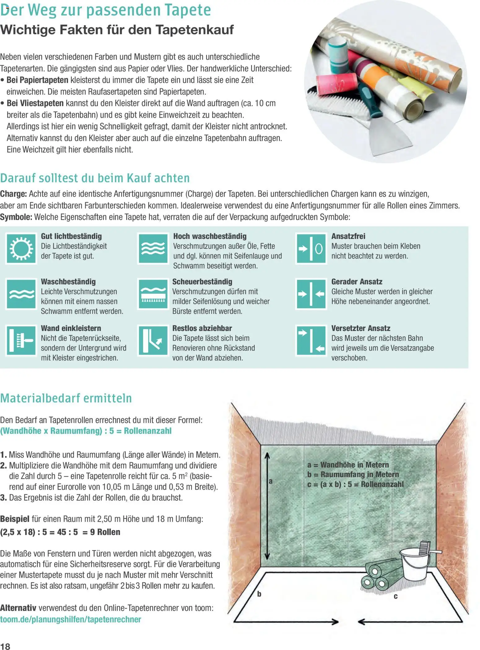 Toom Baumarkt Wände streichen und tapezieren – gültig ab 01.01.2026 | Seite: 18 | Produkte: Bürste
